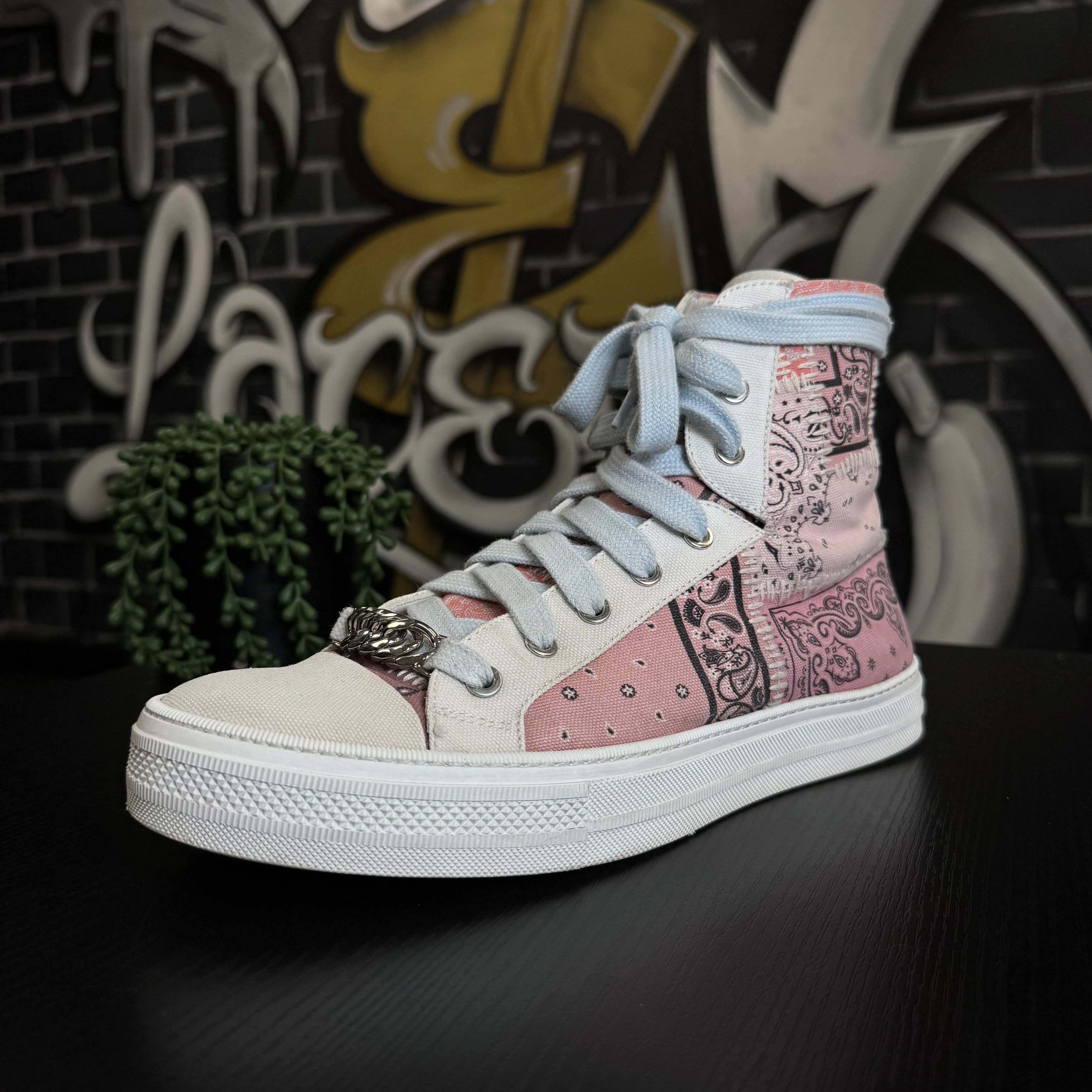 Amiri AMIRI BANDANA PATCHWORK HI SUNSET Size US 10 / EU 43 - 1 Thumbnail