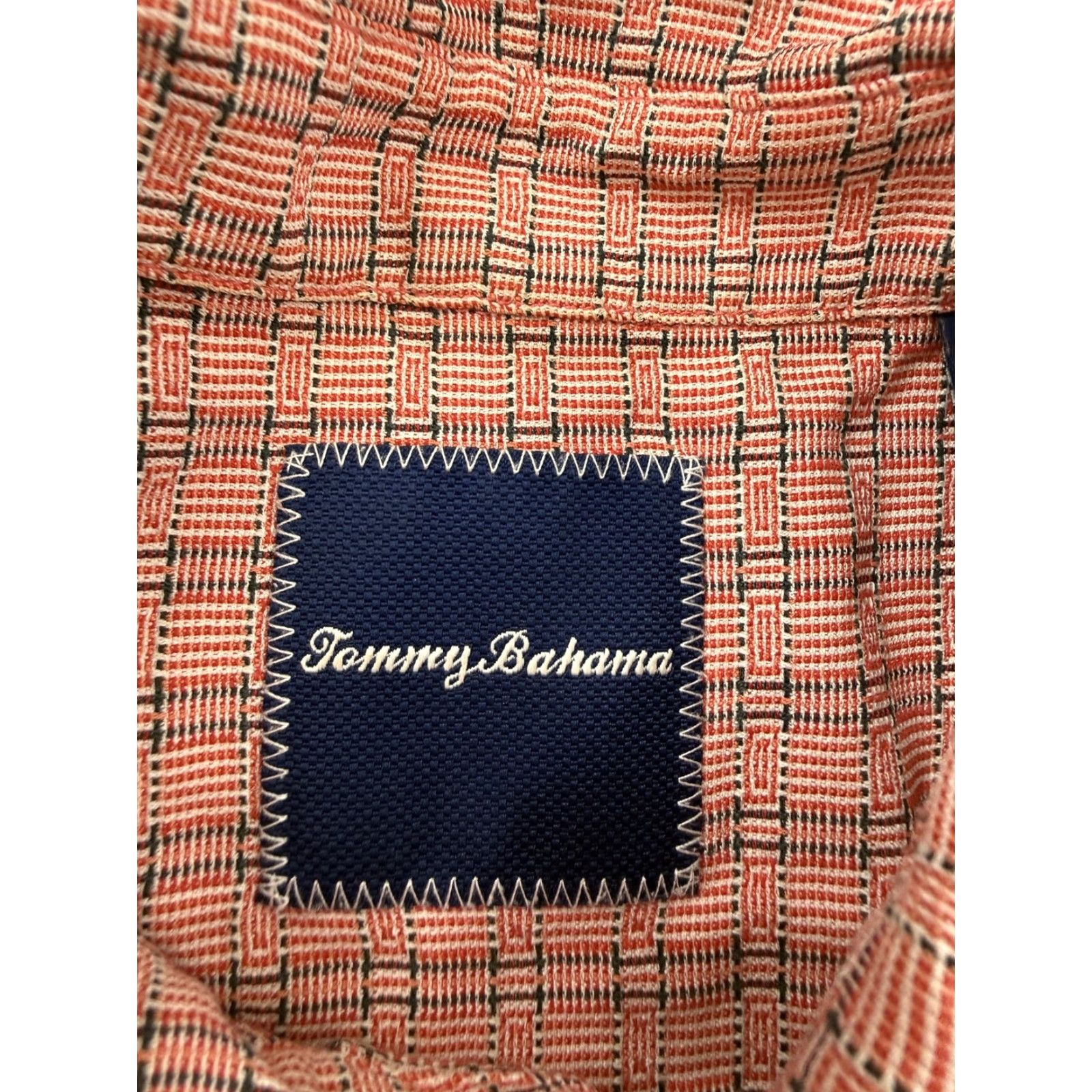Tommy Bahama Tommy Bahama Shirt Mens Large Red Geometric Silk Short Sleeve Button Up Casual Size US L / EU 52-54 / 3 - 4 Thumbnail