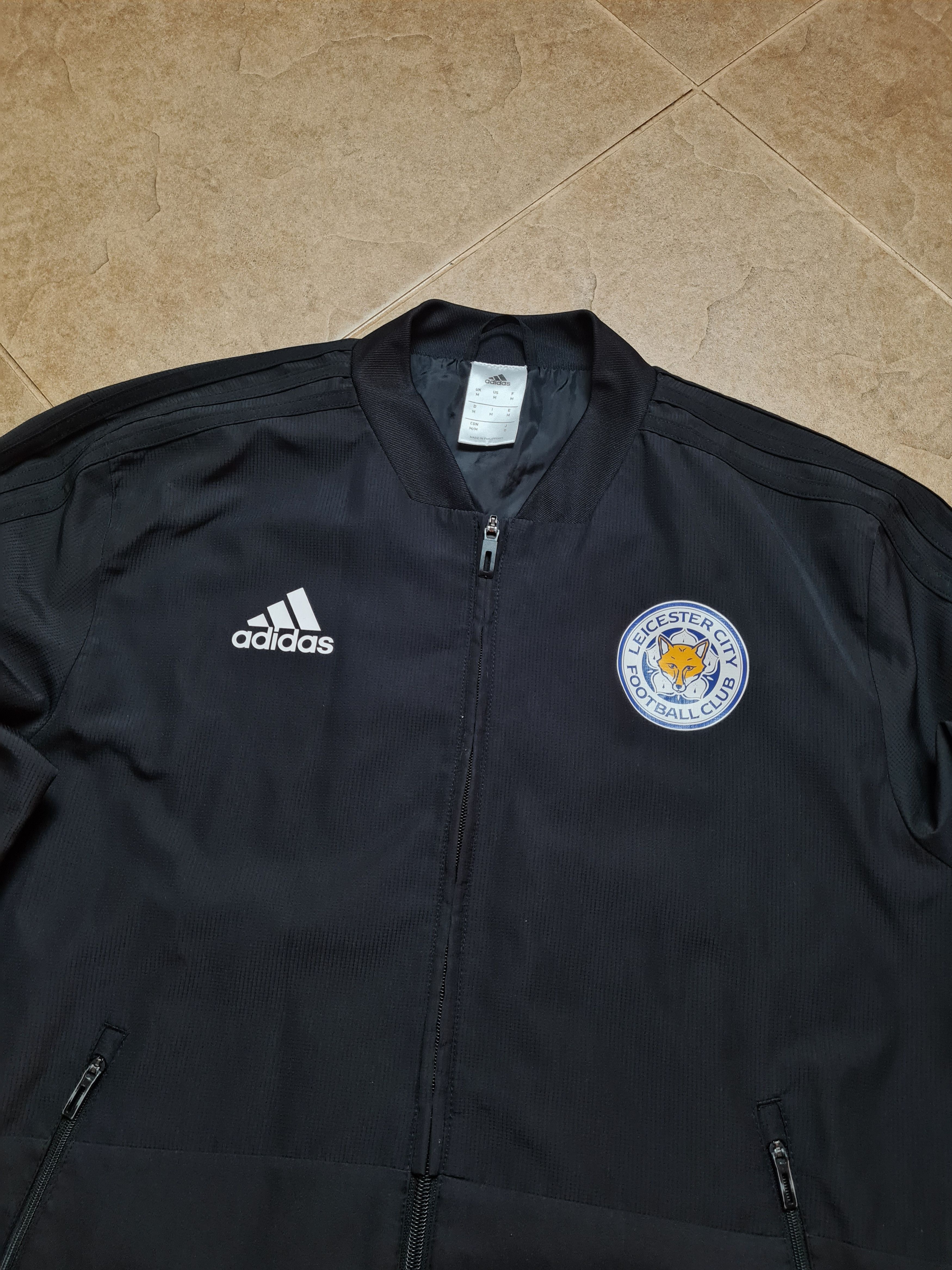 Adidas Football Jacket Leicester City Soccer Training Top Adidas Size US M / EU 48-50 / 2 - 4 Thumbnail