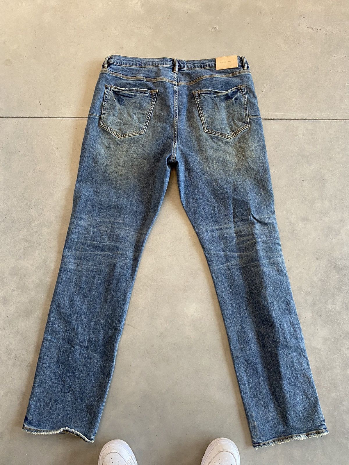 Purple Brand Purple Brand Jean Fades Light Wash Navy Size US 38 / EU 54 - 2 Thumbnail