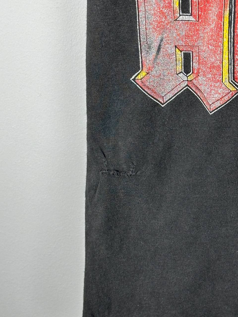 Band Tees AC/DC Fly on the Wall 1985 Tour Faded Rock Band T Shirt Size US L / EU 52-54 / 3 - 8 Thumbnail