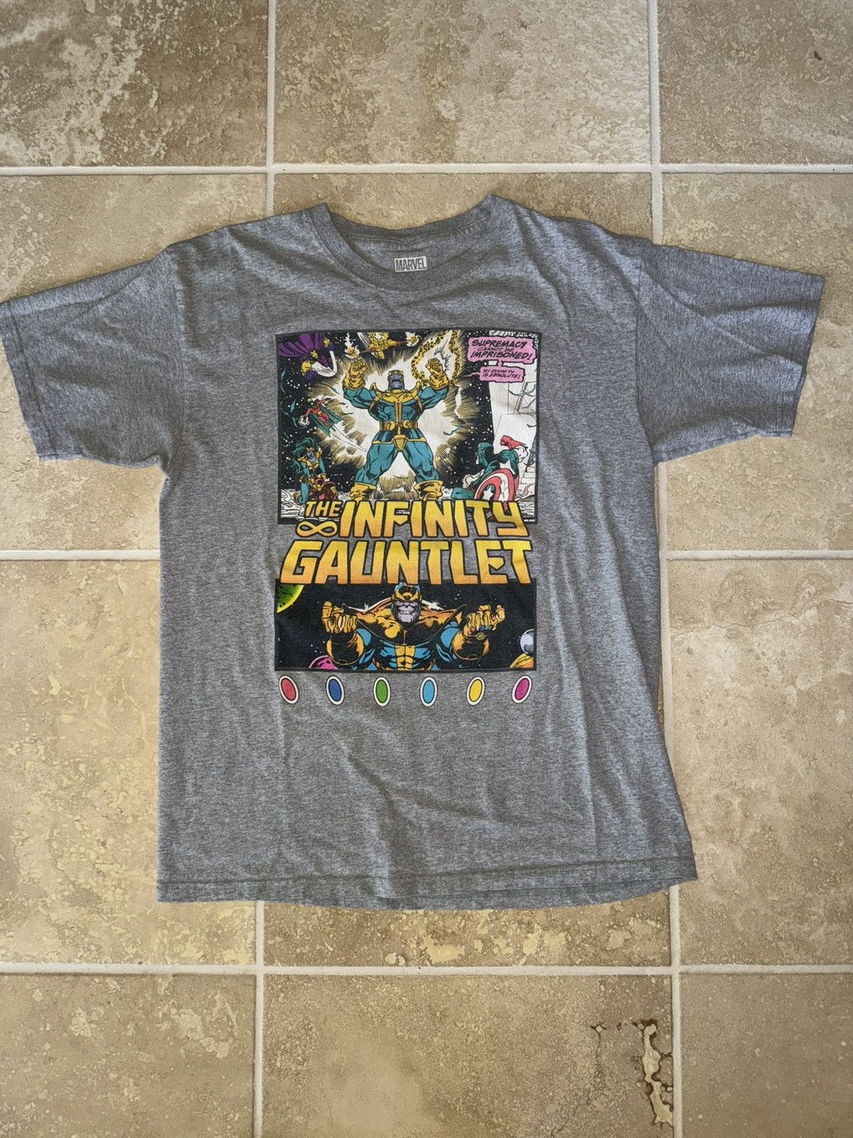 Marvel Comics Marvel Thanos Infinity Gauntlet Comic Tee Size US L / EU 52-54 / 3 - 1 Thumbnail