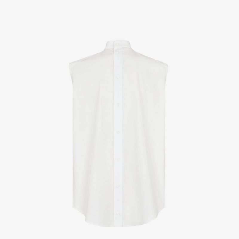 Fendi o1B3y1r0326 Shirt in White Size S / US 4 / IT 40 - 2 Thumbnail