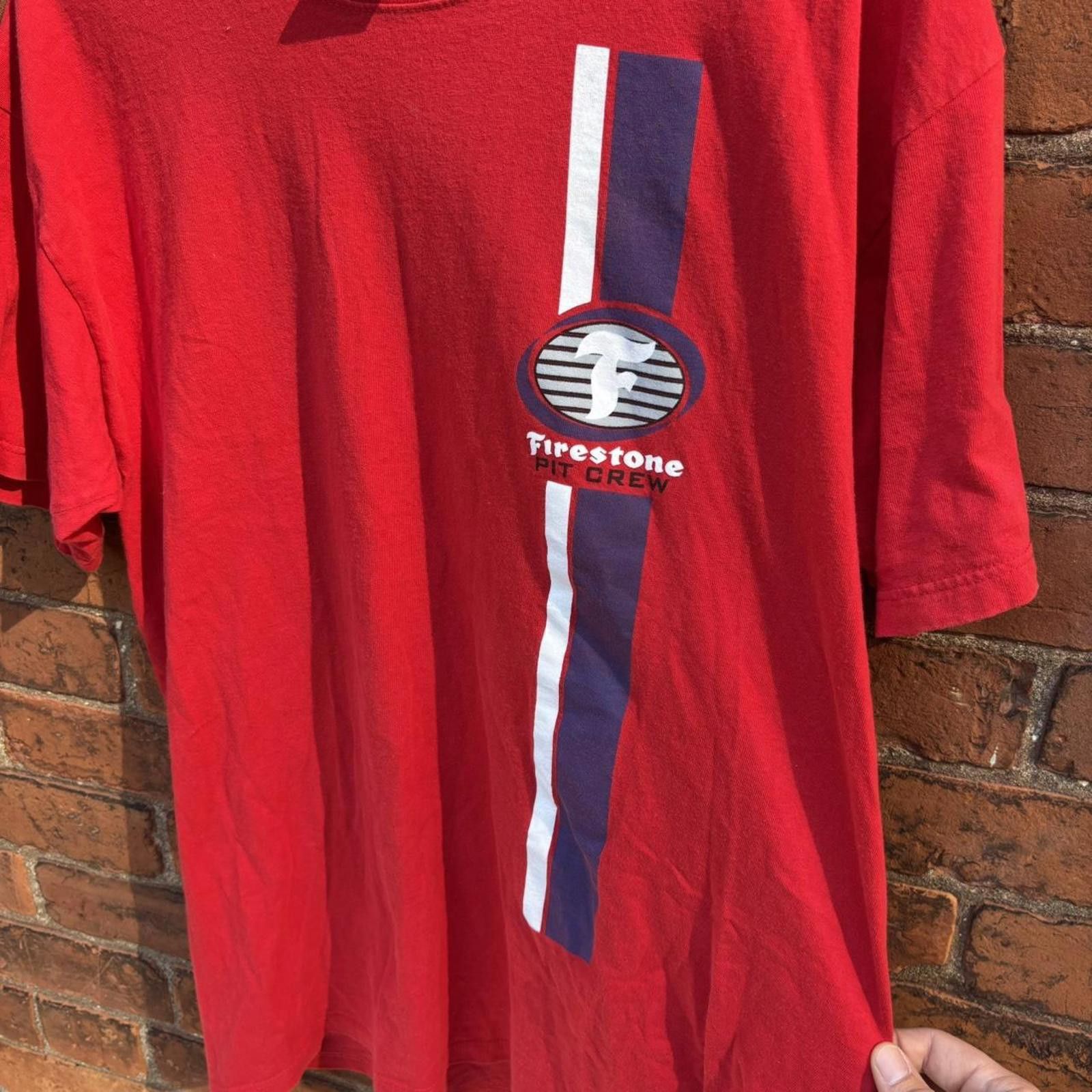 Gildan vintage Firestone pit crew t shirt 90s/00s L Size US L / EU 52-54 / 3 - 2 Thumbnail