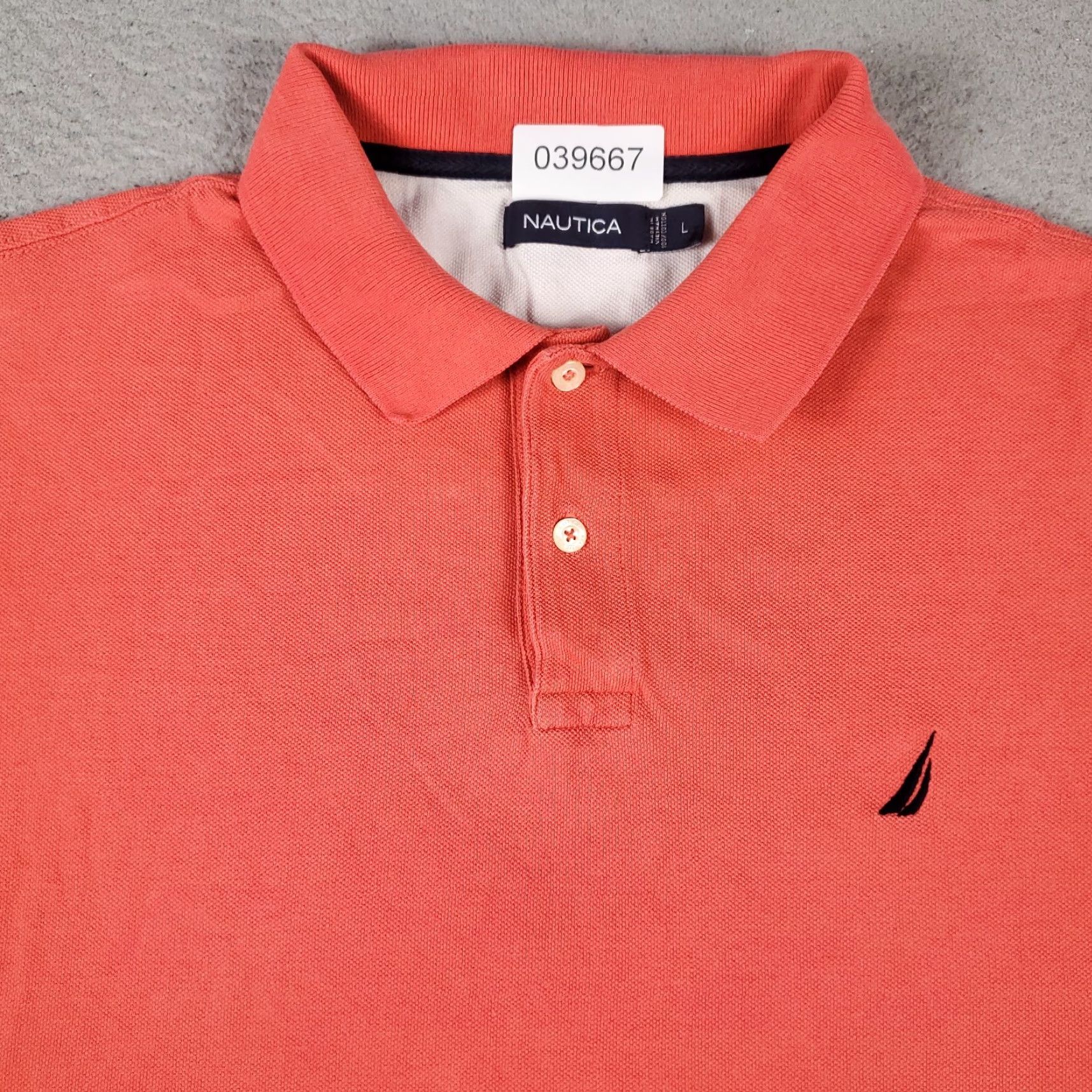 Nautica Nautica Polo Shirt Mens Large Pink Golf Casual Short Sleeve Adult Regular Fit Shirt Size US L / EU 52-54 / 3 - 2 Thumbnail