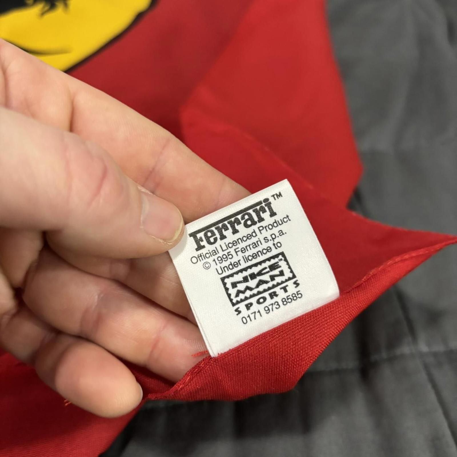 Ferrari Vintage Ferrari racing flag 1996 Size ONE SIZE - 6 Thumbnail
