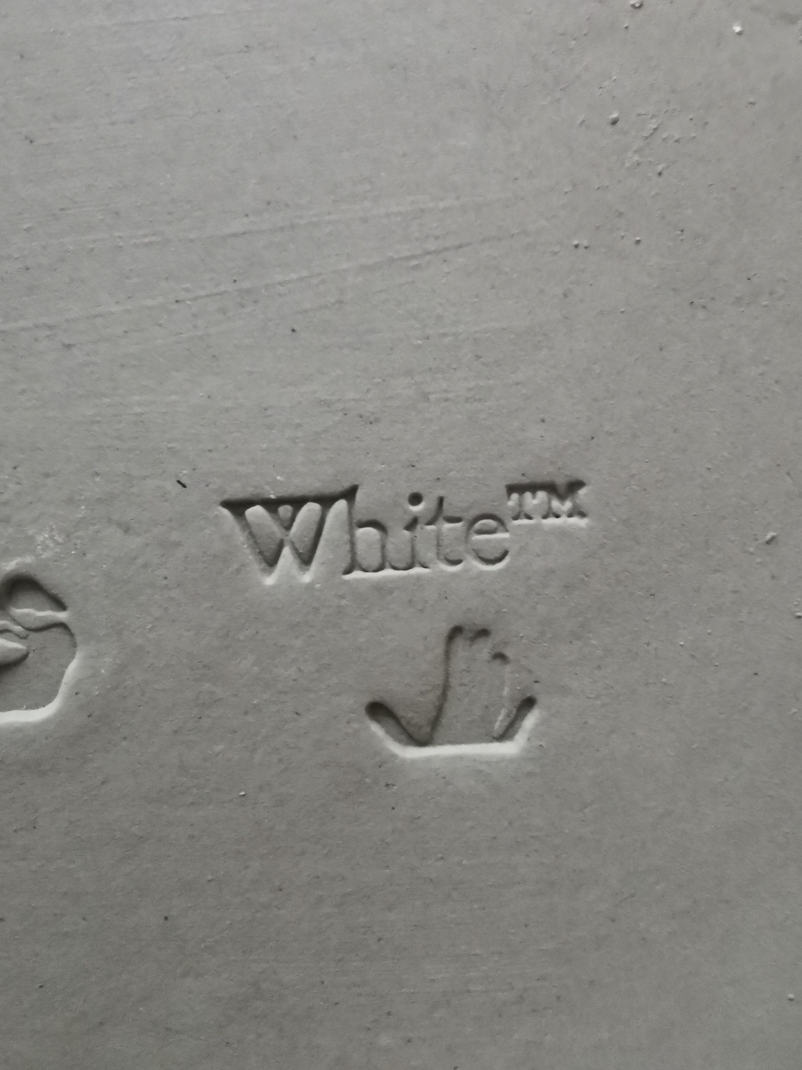Off-White Off white stoneware plate Size ONE SIZE - 3 Thumbnail