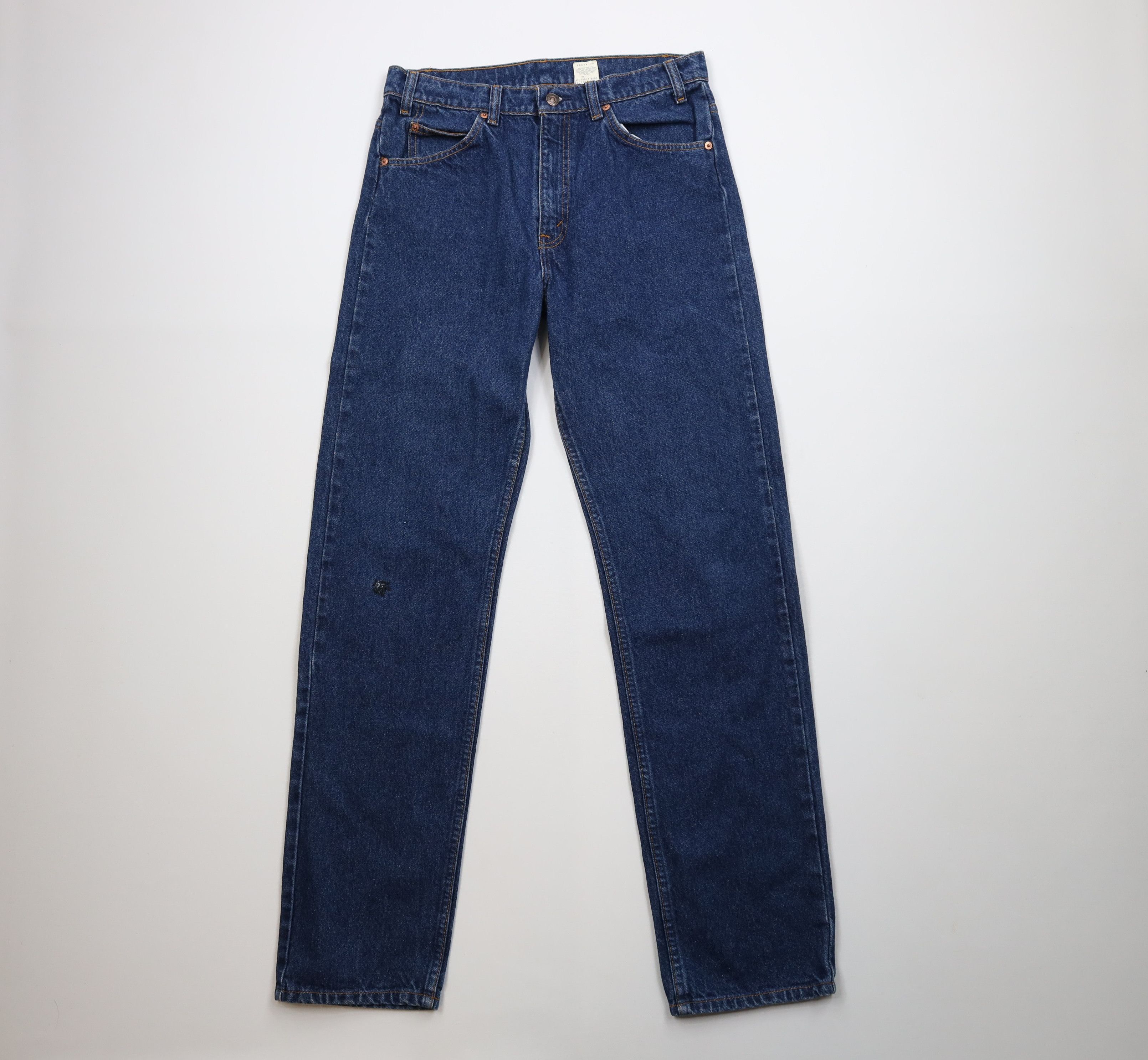 Levi's Vintage 90s Levis 505 Orange Tab Straight Leg Jeans Blue Size US 33 - 1 Thumbnail