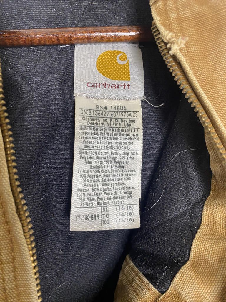 Carhartt Vintage Carhartt Brown Tan Workwear Hooded Jacket Women's XL Size XL / US 12-14 / IT 48-50 - 2 Thumbnail