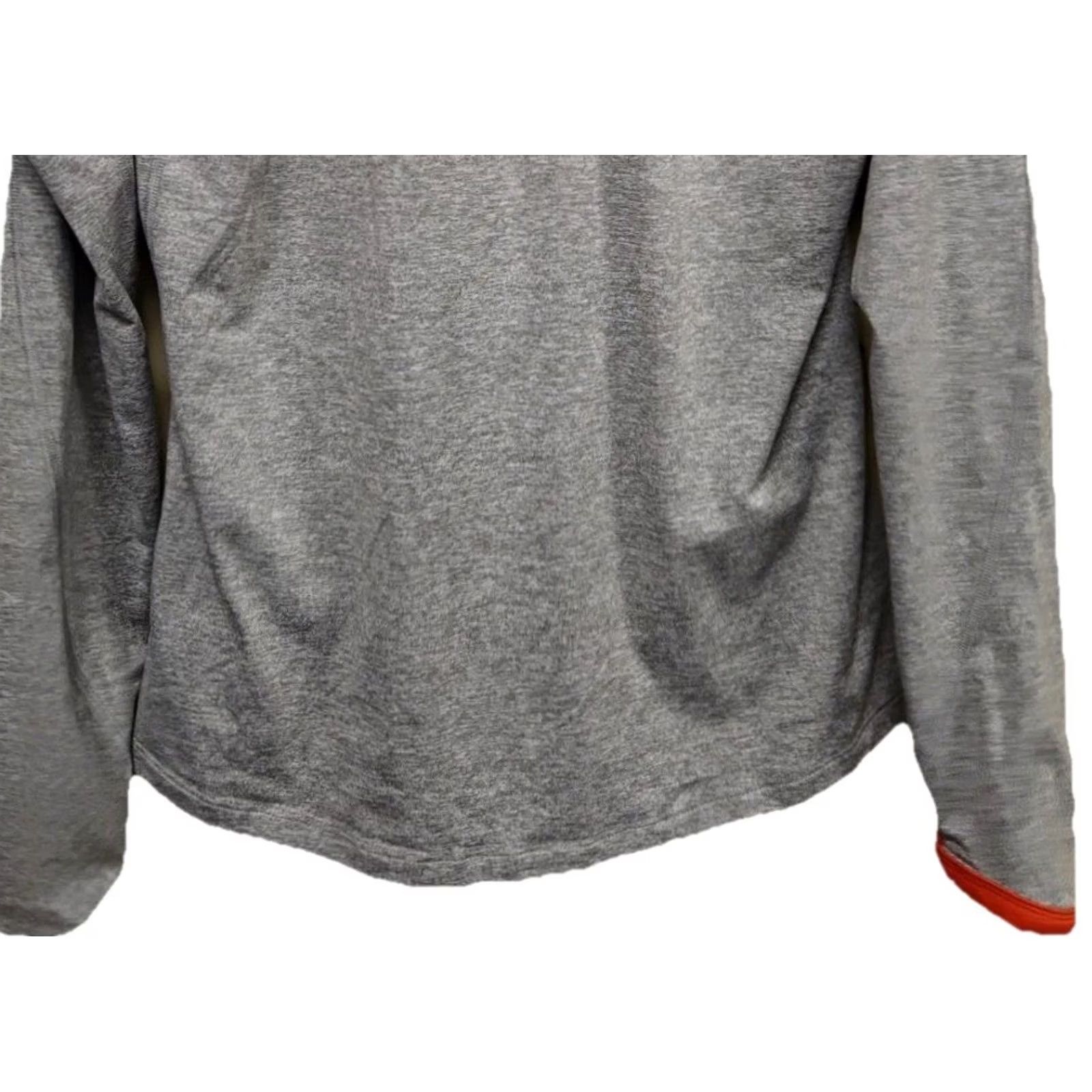 Nike VINTAGE Nike Dri-Fit Long Sleeve Quarter Zip Pullover Gray Women’s Large Running Size L / US 10 / IT 46 - 5 Thumbnail