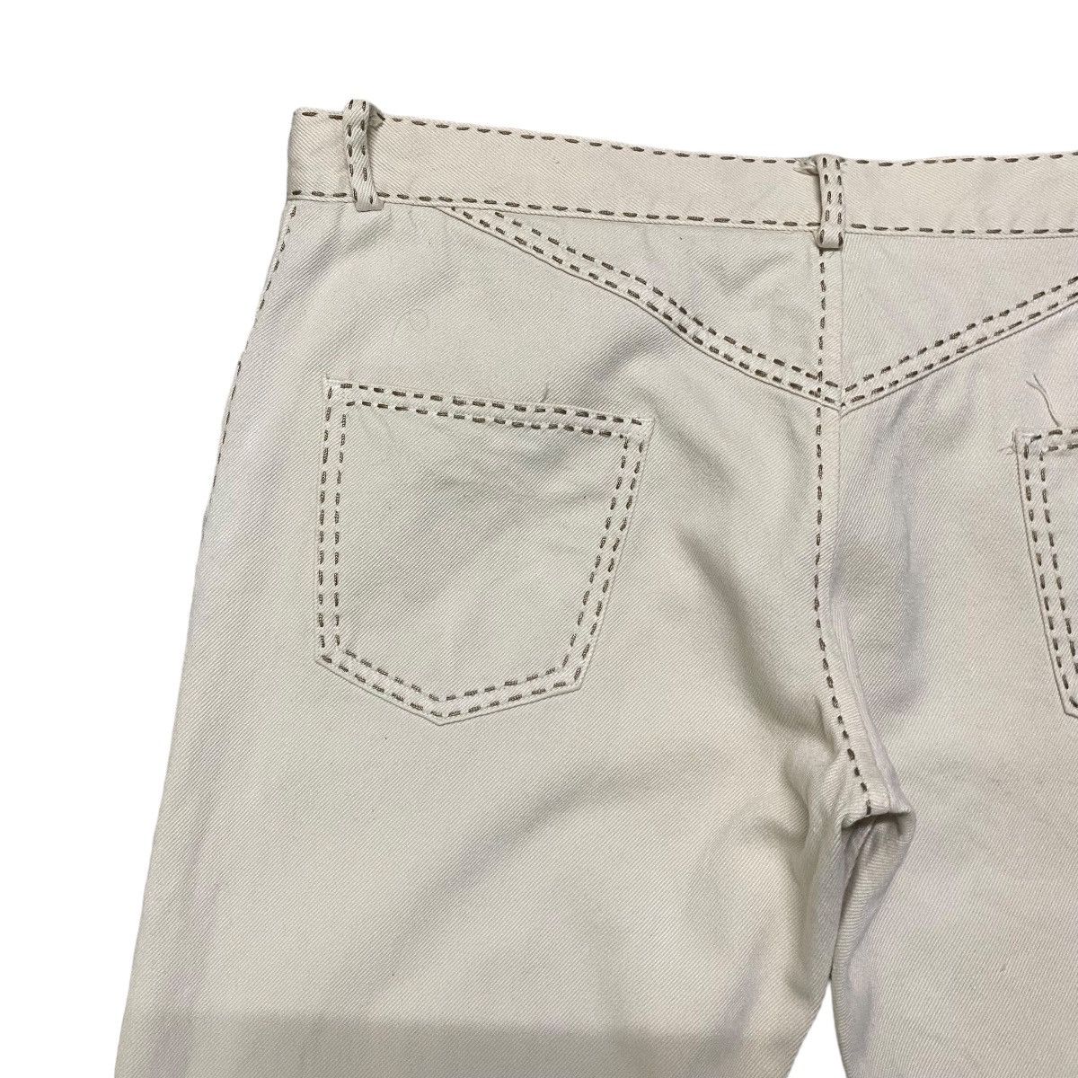 Fendi Fendi Selleria Creamy Jeans Handstitch Size 30" / US 8 / IT 44 - 10 Thumbnail