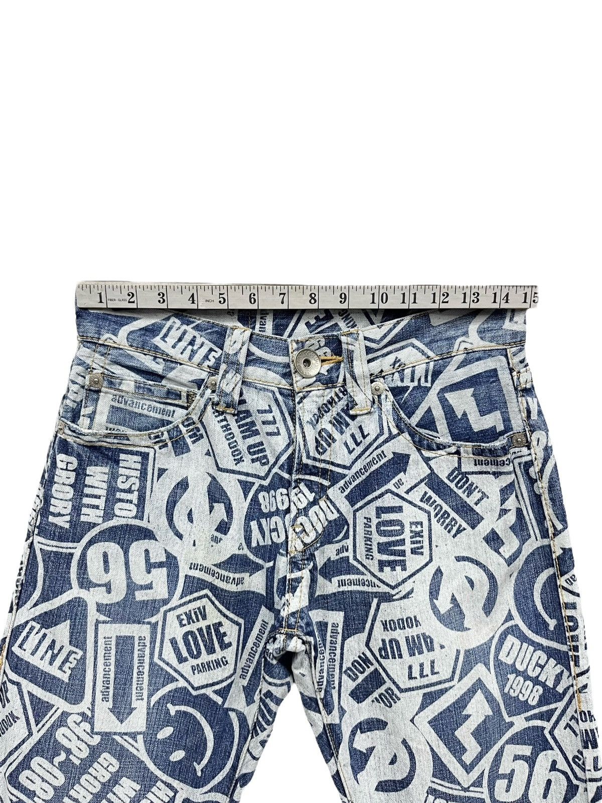 Other DOPE🔥CO&LU Vintage Full Print Denim Hysteric Glamour Style Size US 29 - 13 Thumbnail
