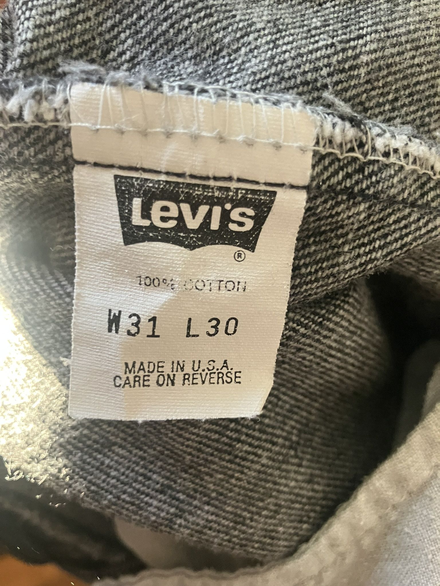 Levi's Levis 540 Grey Jeans Vintage Size US 31 - 3 Thumbnail