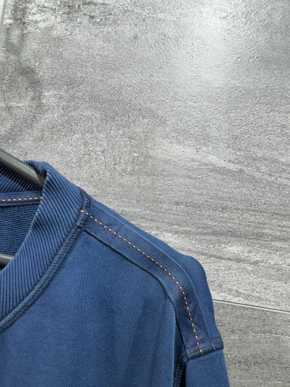 Parajumpers Parajumpers Mens Jumper Sweatshirt Navy Blue Logo Print Size US L / EU 52-54 / 3 - 16 Thumbnail