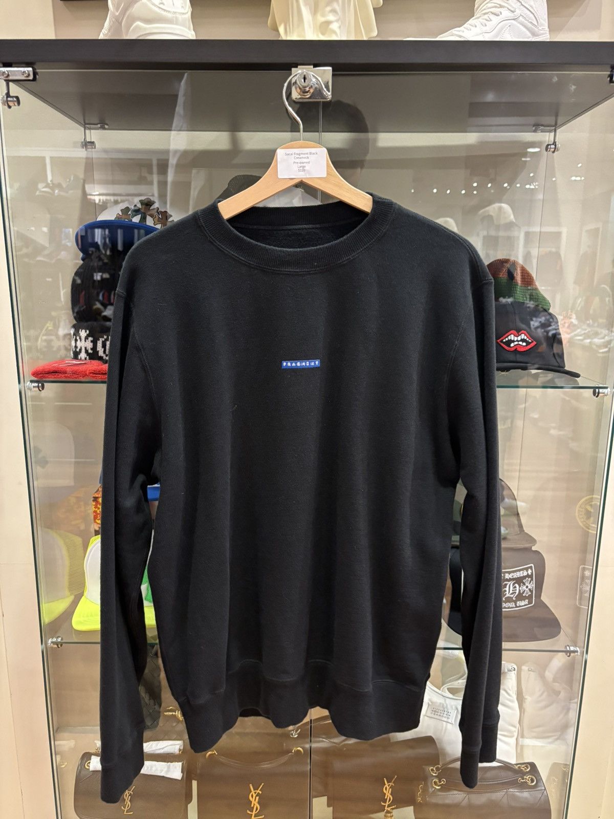 Fragment Design Fragment X Sacai Black Crewneck Size US L / EU 52-54 / 3 - 1 Thumbnail