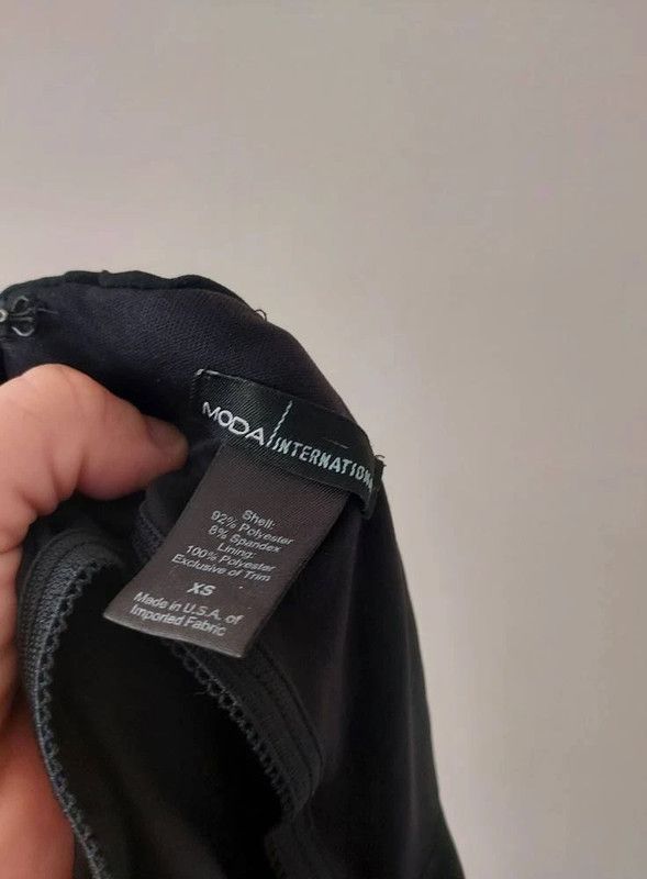 Victoria's Secret Victoria's Secret / Moda International black dress XS/S Size S / US 4 / IT 40 - 4 Thumbnail