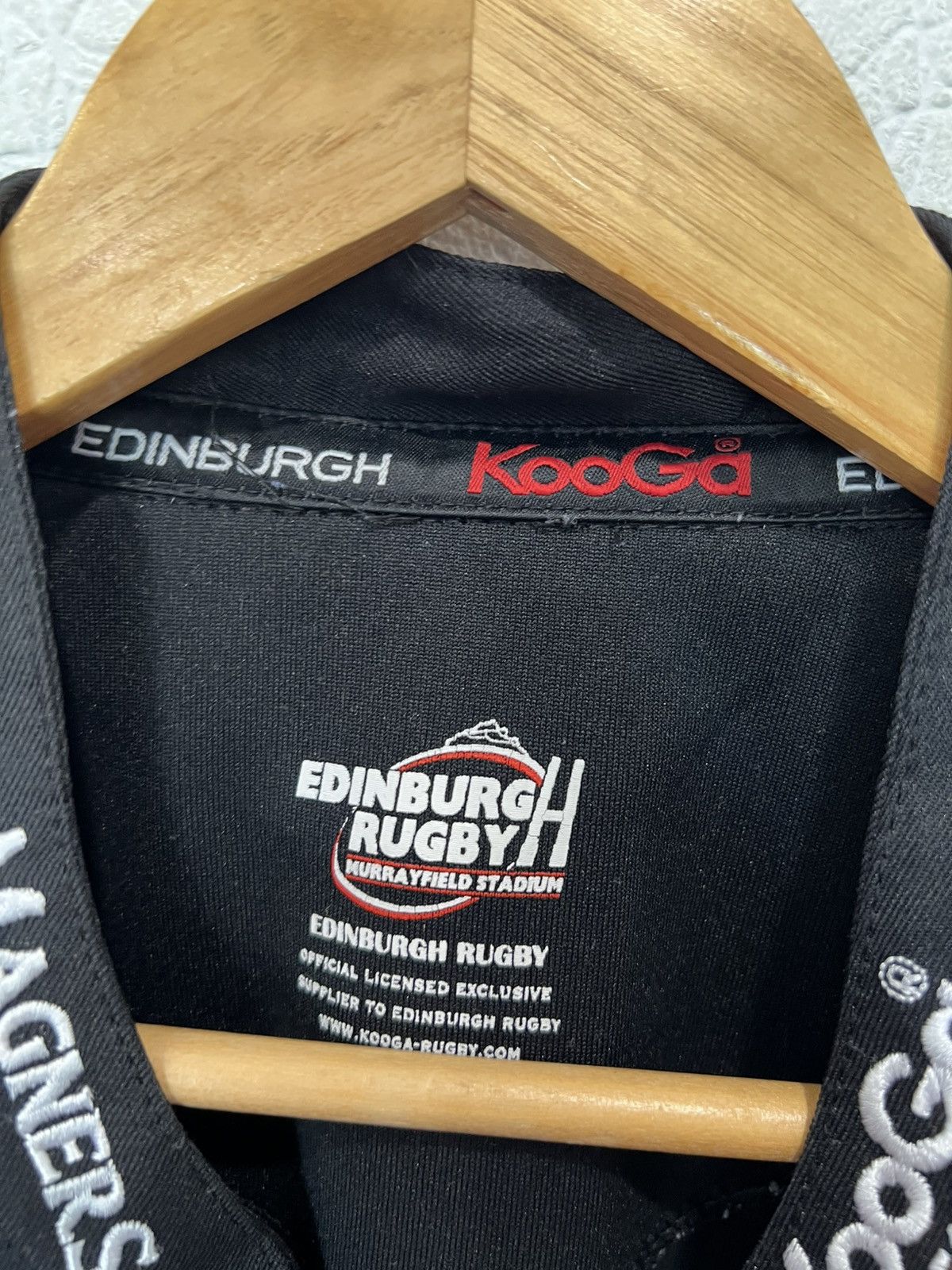 Vintage KooGa Edinburgh Rugby Shirt Jersey Mens Black Size US XXL / EU 58 / 5 - 3 Thumbnail