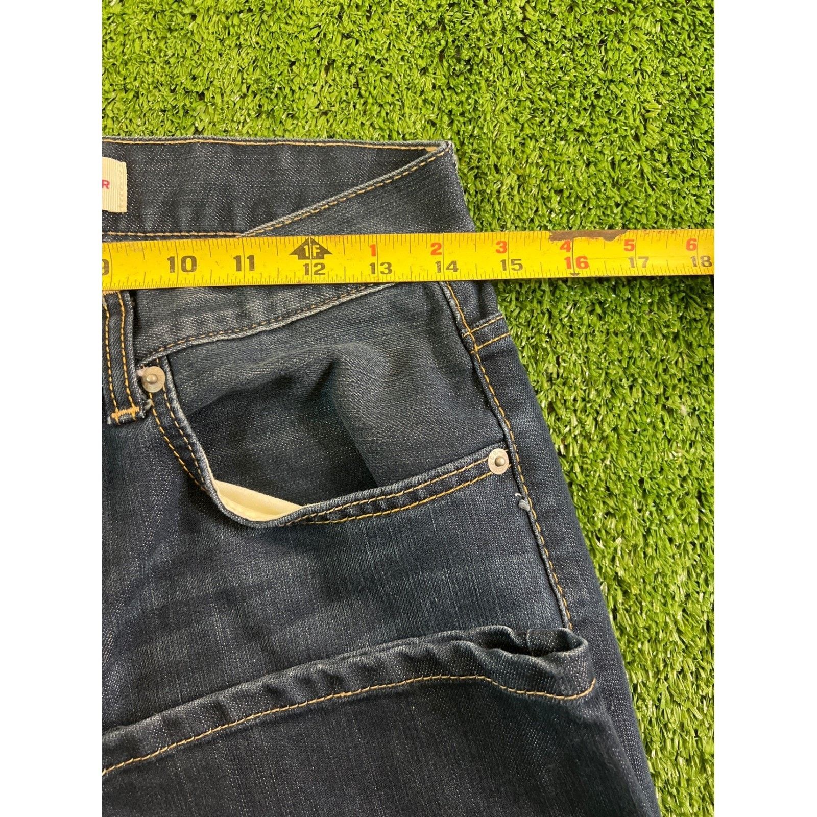 Levi's Levis 505 Regular Straight Jeans Womens Dark Wash 16R 28X28 Size 28" / US 6 / IT 42 - 5 Thumbnail