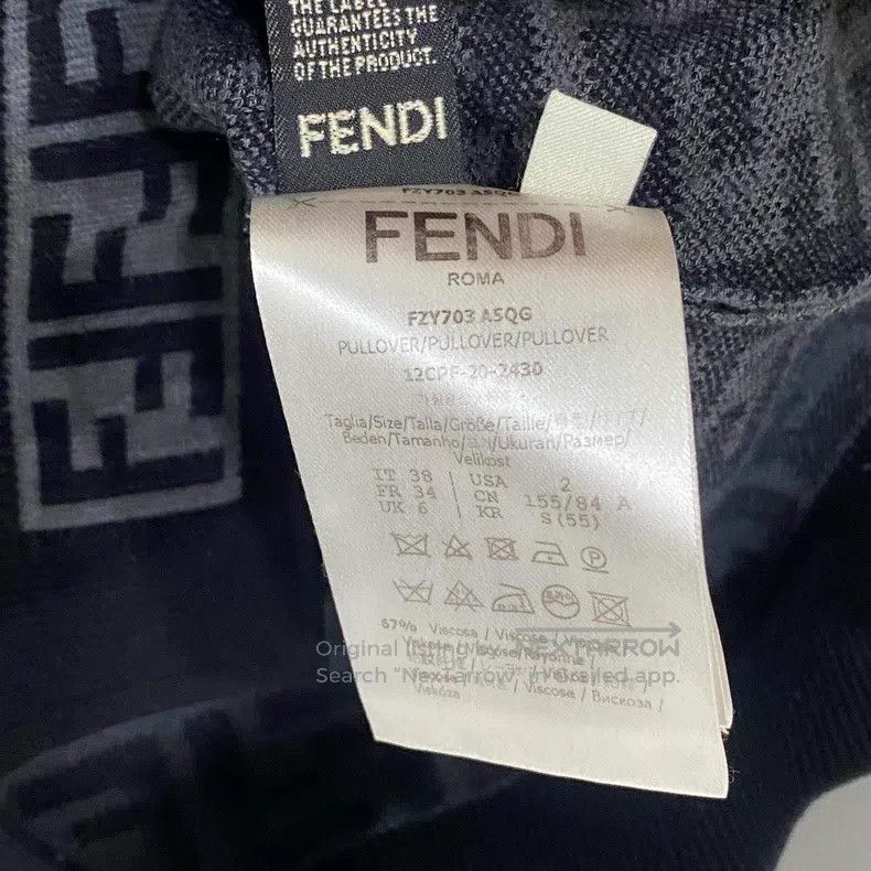 Fendi Fendi All-over Printed Knit Long Sleeve Size XS / US 0-2 / IT 36-38 - 5 Thumbnail