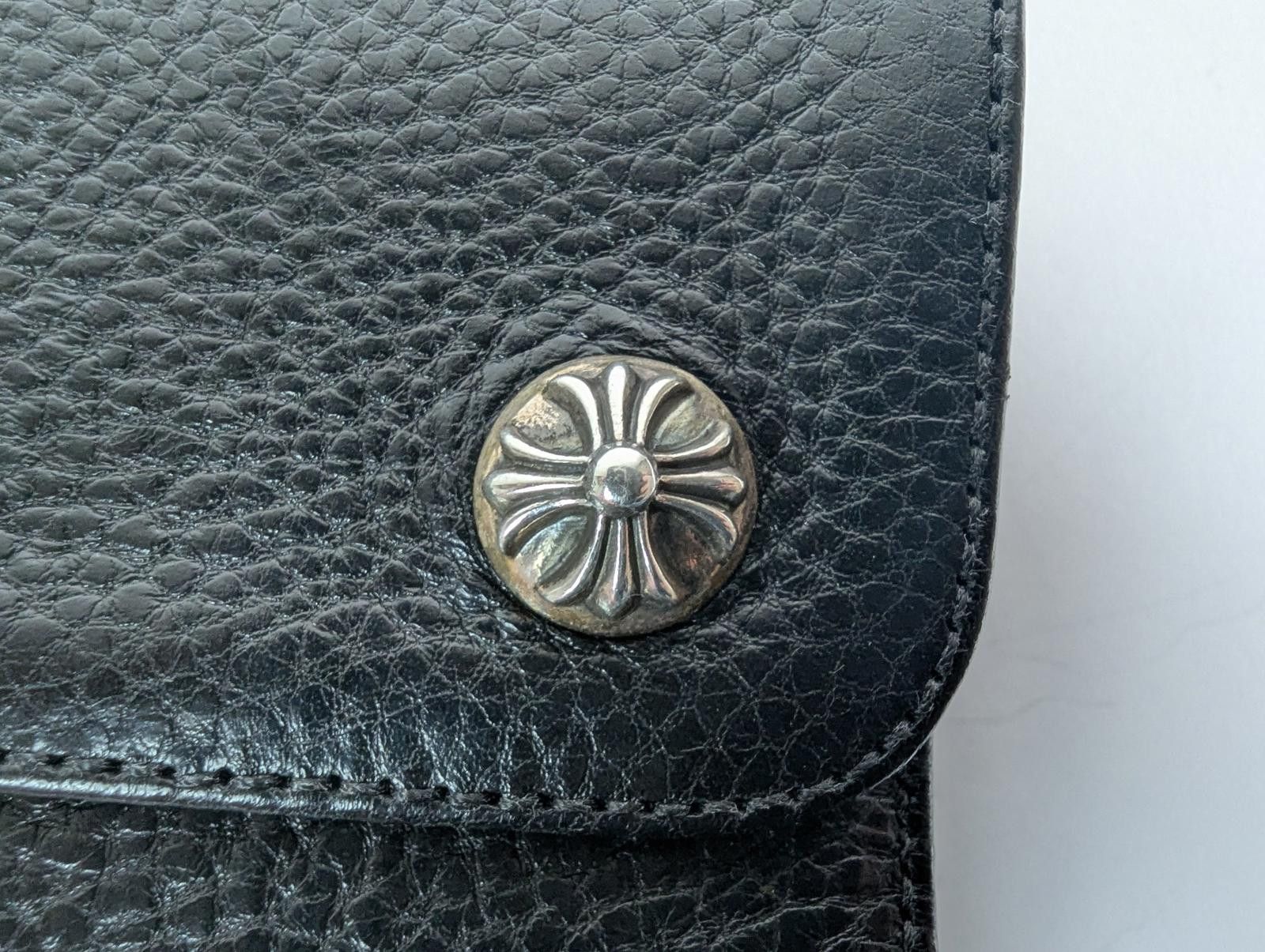 Chrome Hearts Chrome Hearts Short Wave Wallet in Black Size ONE SIZE - 7 Thumbnail