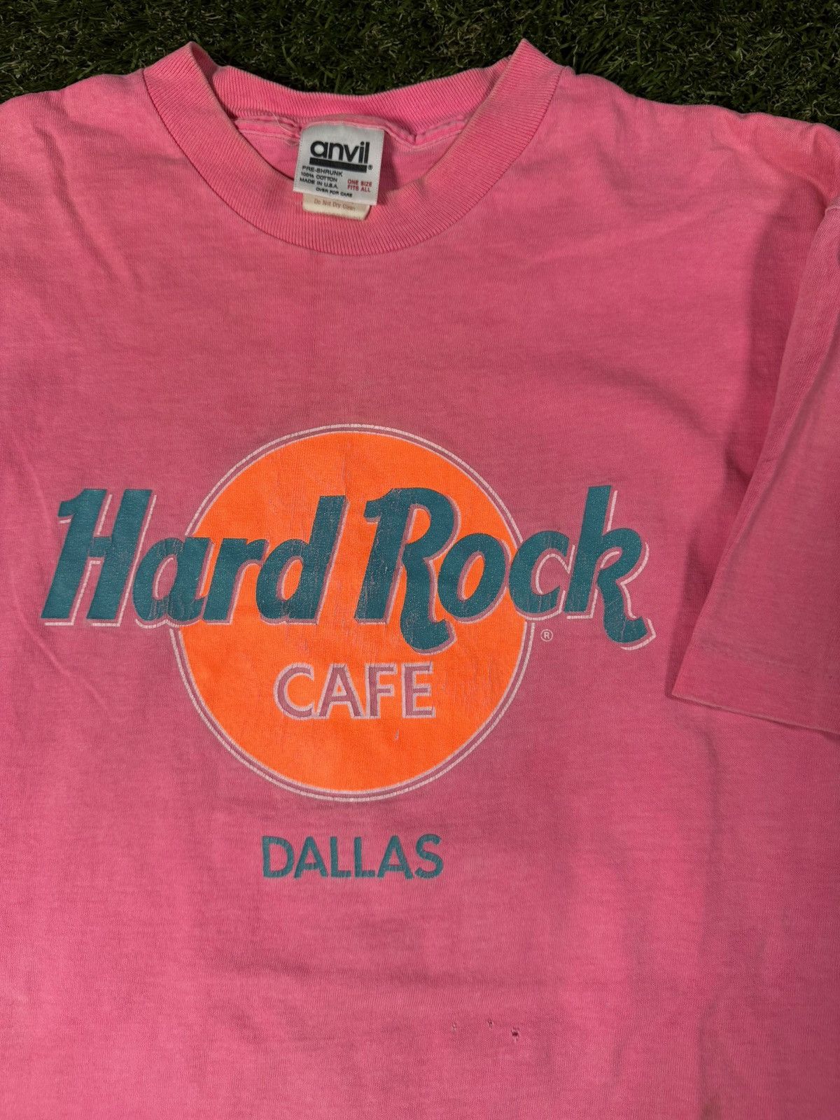 Hard Rock Cafe Vintage 90s Hard Rock Cafe Dallas Save the Planet Earth Tee Size US XL / EU 56 / 4 - 3 Thumbnail