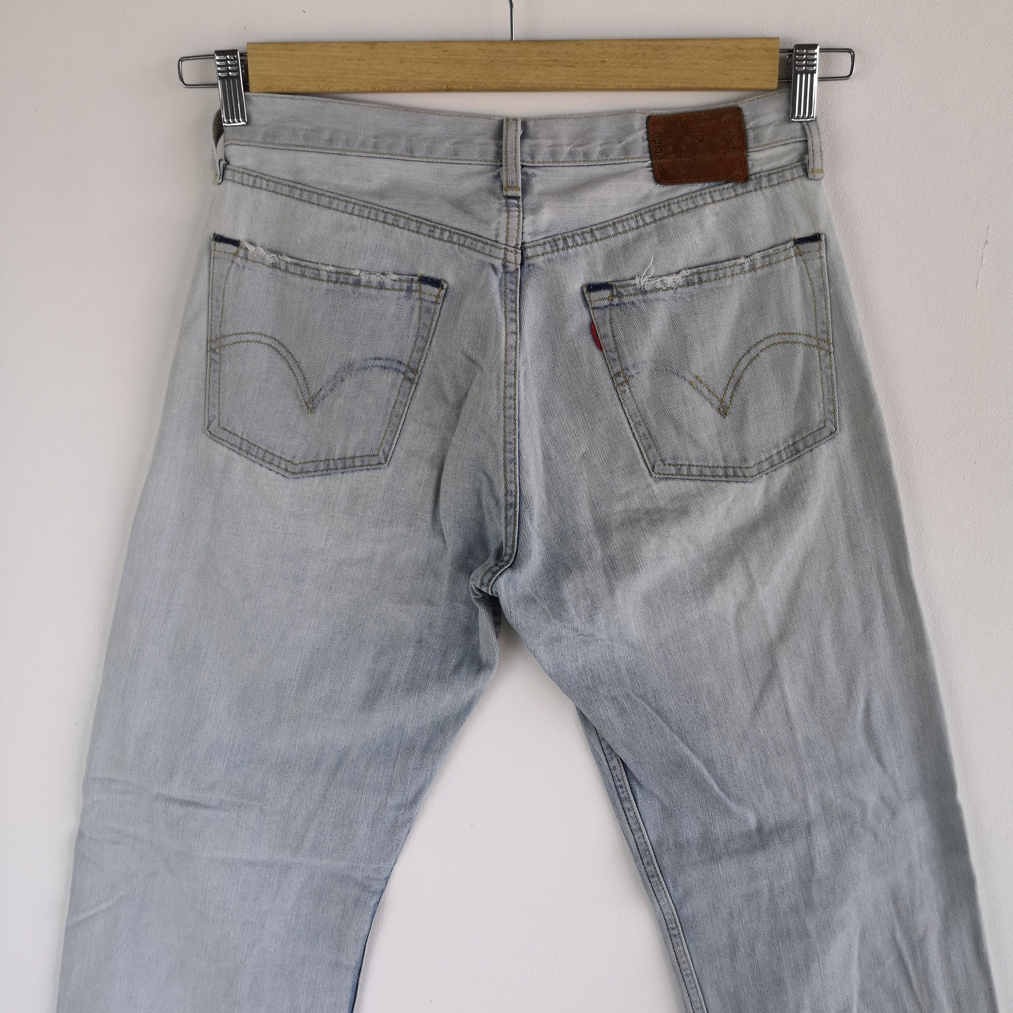 Jean Vintage Levi's 503 Jeans Light Washed Faded Denim Size US 30 / EU 46 - 4 Thumbnail
