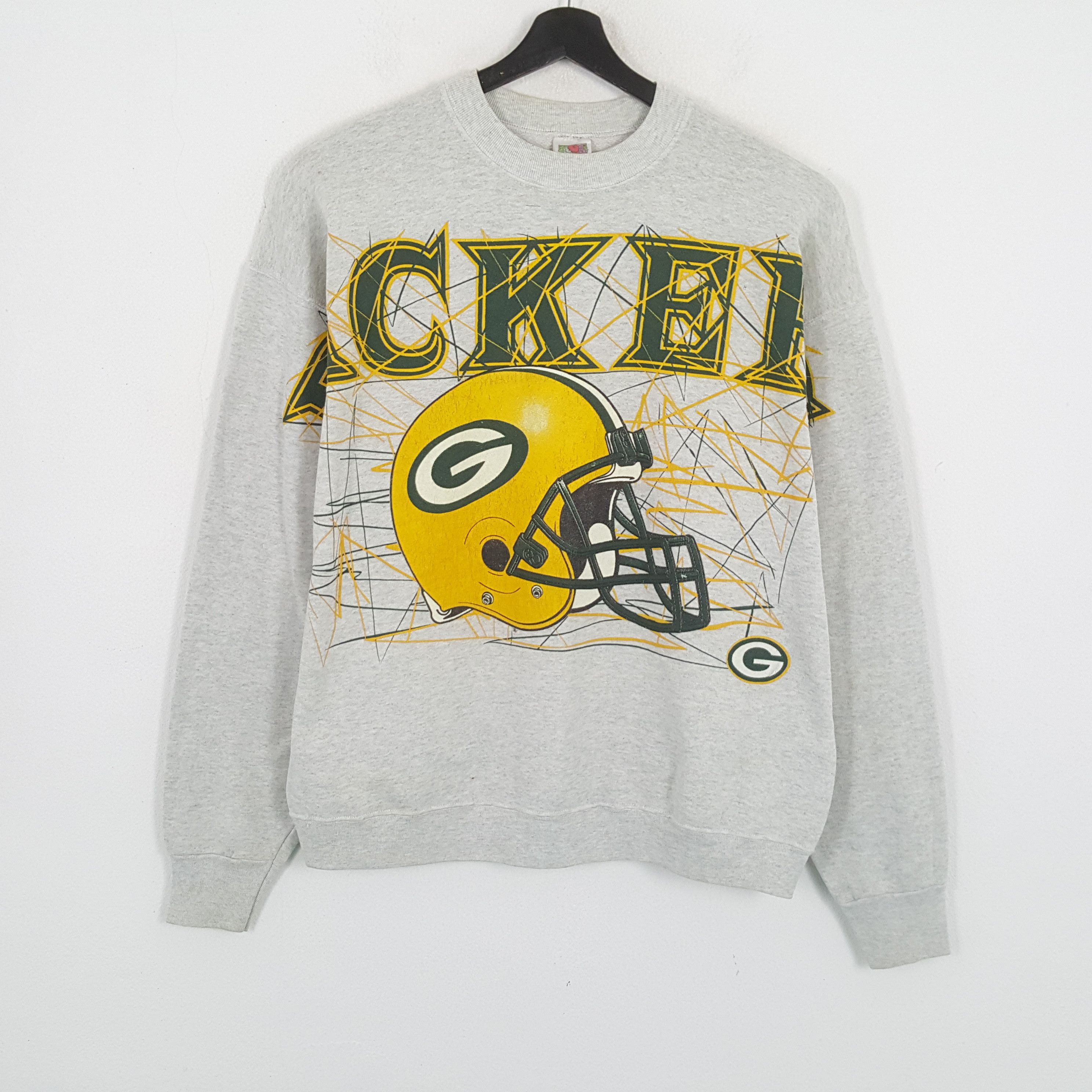 Fruit Of The Loom × NFL × Vintage GREENBAY PACKERS NFL Football Team Vintage Sweatshirt Size US XL / EU 56 / 4 - 1 Thumbnail