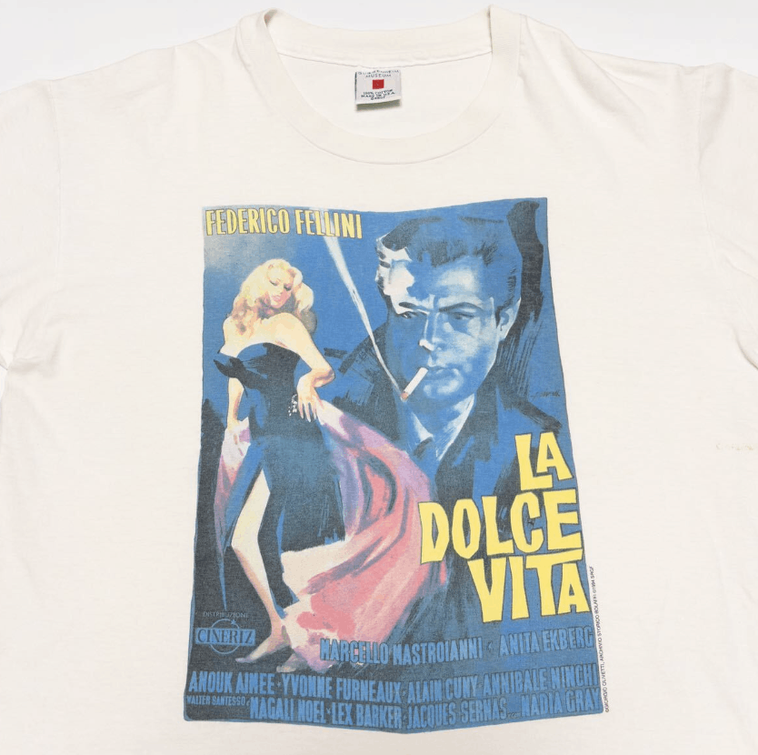 Vintage Vintage La Dolce Vita Tee Size US L / EU 52-54 / 3 - 7 Thumbnail