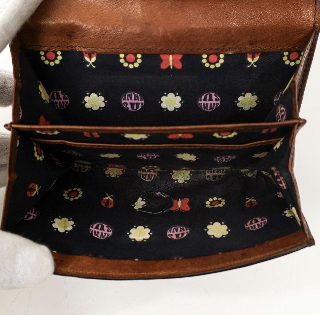 Other ANNA SUI Vintage Distressed Aged Leather Bi-Fold Wallet Size ONE SIZE - 5 Thumbnail