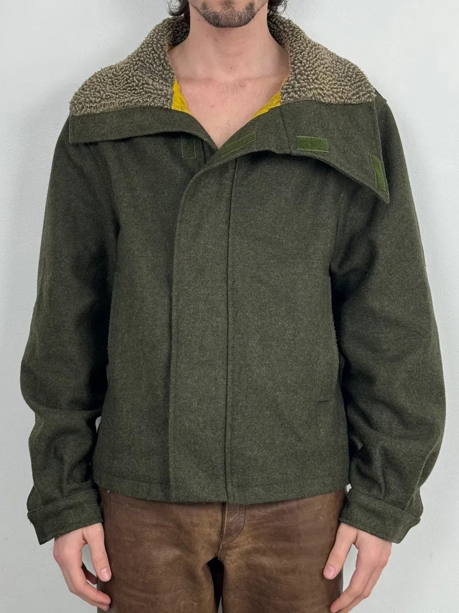 Daniele Alessandrini Daniele Alessandrini Dark Green Wool Jacket Size US M / EU 48-50 / 2 - 1 Thumbnail