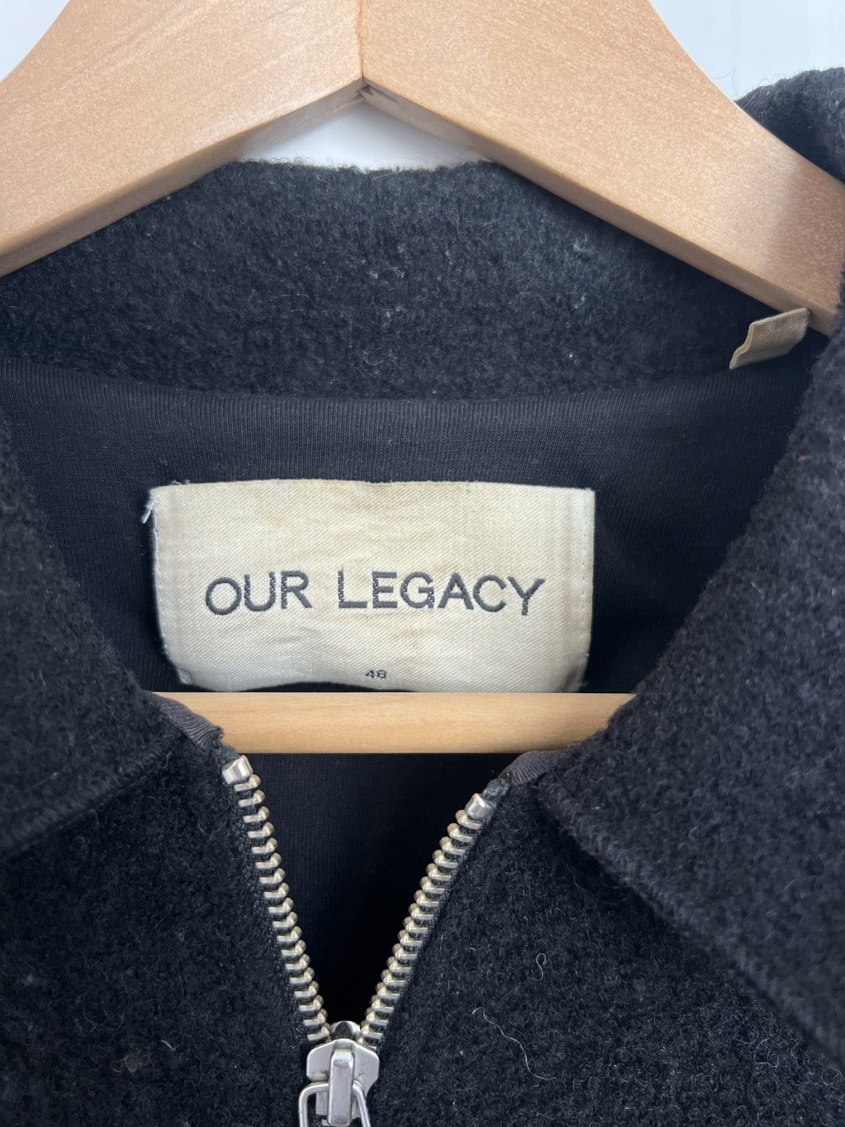 Our Legacy Black Curl Zip Size US M / EU 48-50 / 2 - 4 Thumbnail