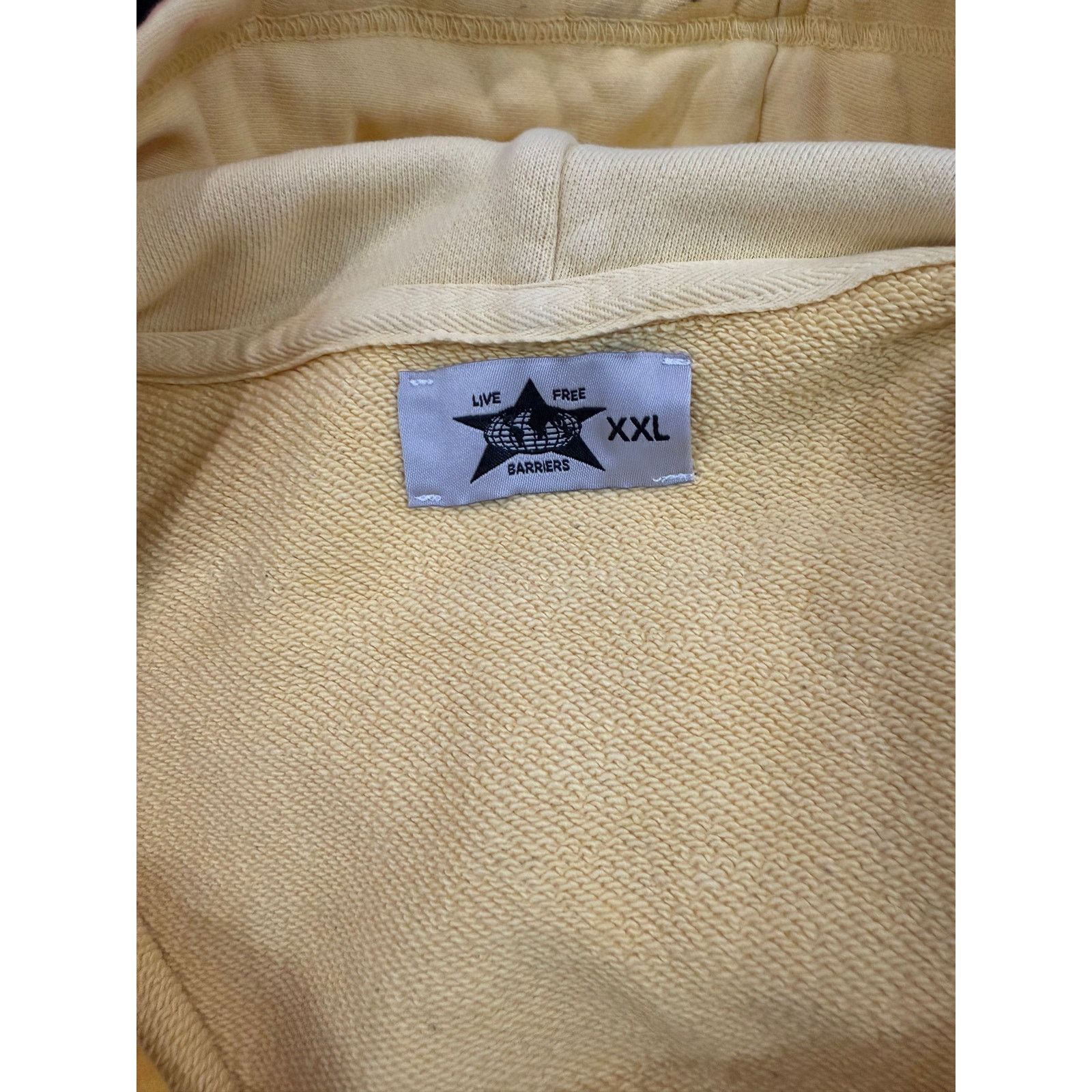 Barriers Barriers Curtis Mayfield Yellow Hoodie (2XL) Size US XXL / EU 58 / 5 - 2 Thumbnail
