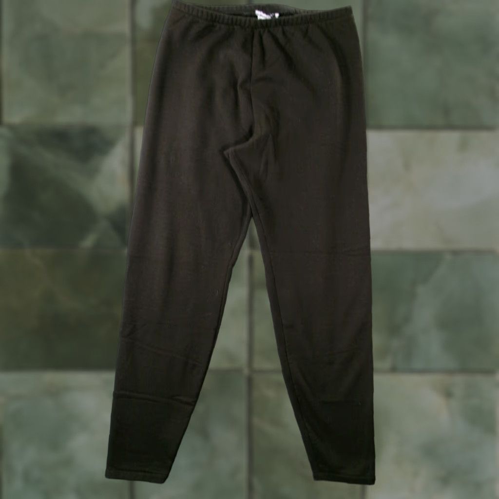 Vintage VINTAGE Chinook Pants Women M Brown Solid Flat Front Pull On Tapered Inseam 29 in Casual Office Capsule Lounge Stretch Comfort Elastic Waist Size 32" / US 10 / IT 46 - 1 Thumbnail