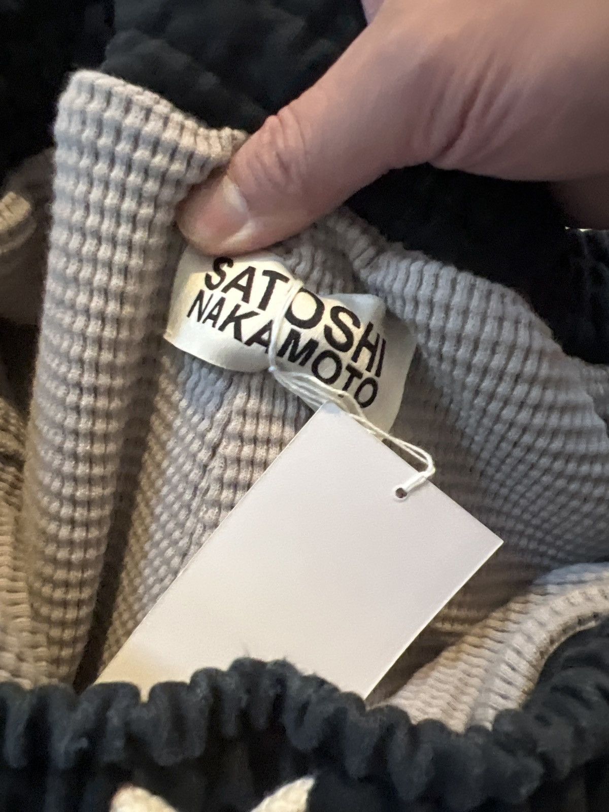 Satoshi Nakamoto Satoshi nakamoto holy ghost layered sweatpants washed black Size US 32 / EU 48 - 7 Thumbnail