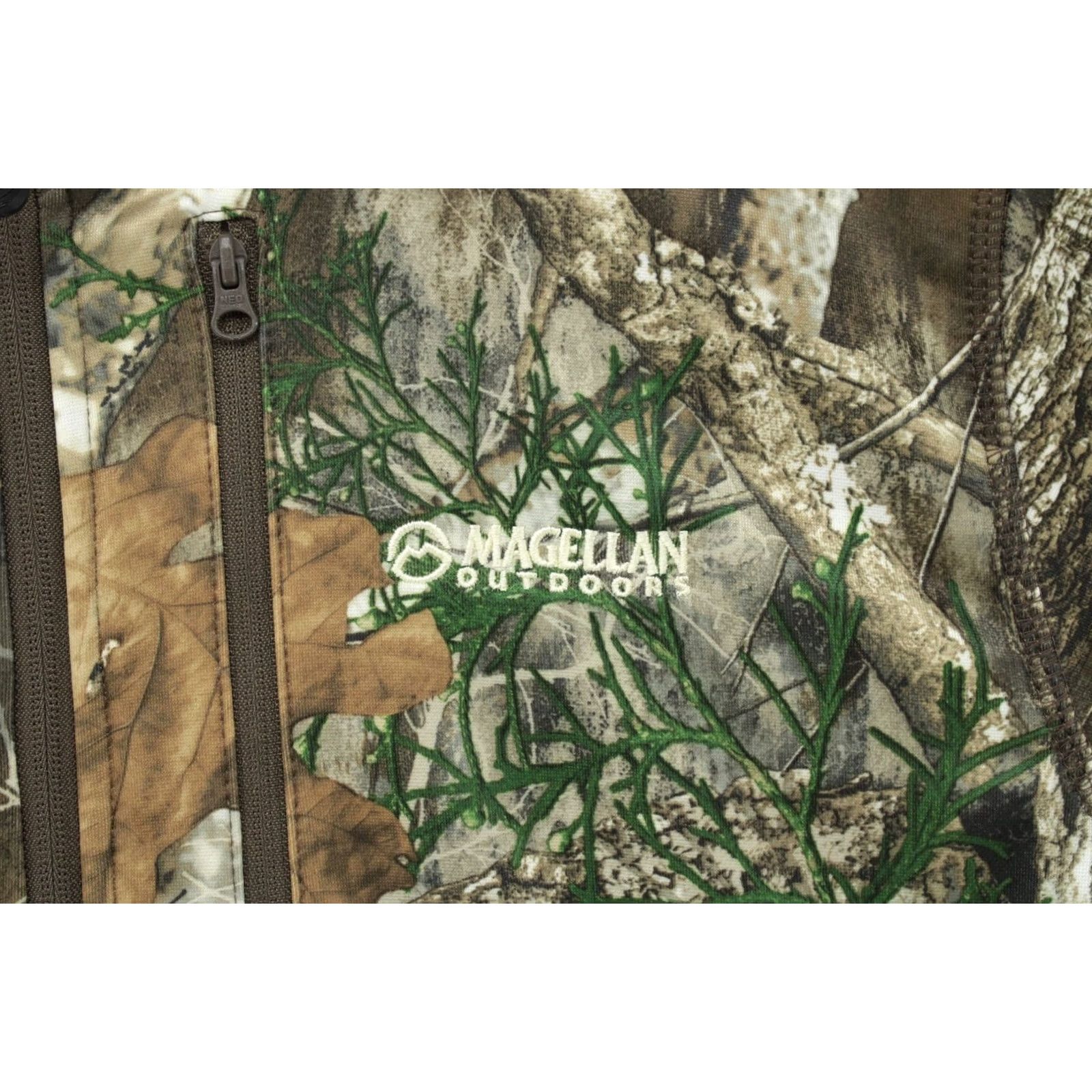 Vintage Magellan Outdoors Camo Hunt Gear Mens Large 1/4 Zip Pullover REALTREE Hunting Shirts Size US L / EU 52-54 / 3 - 3 Thumbnail