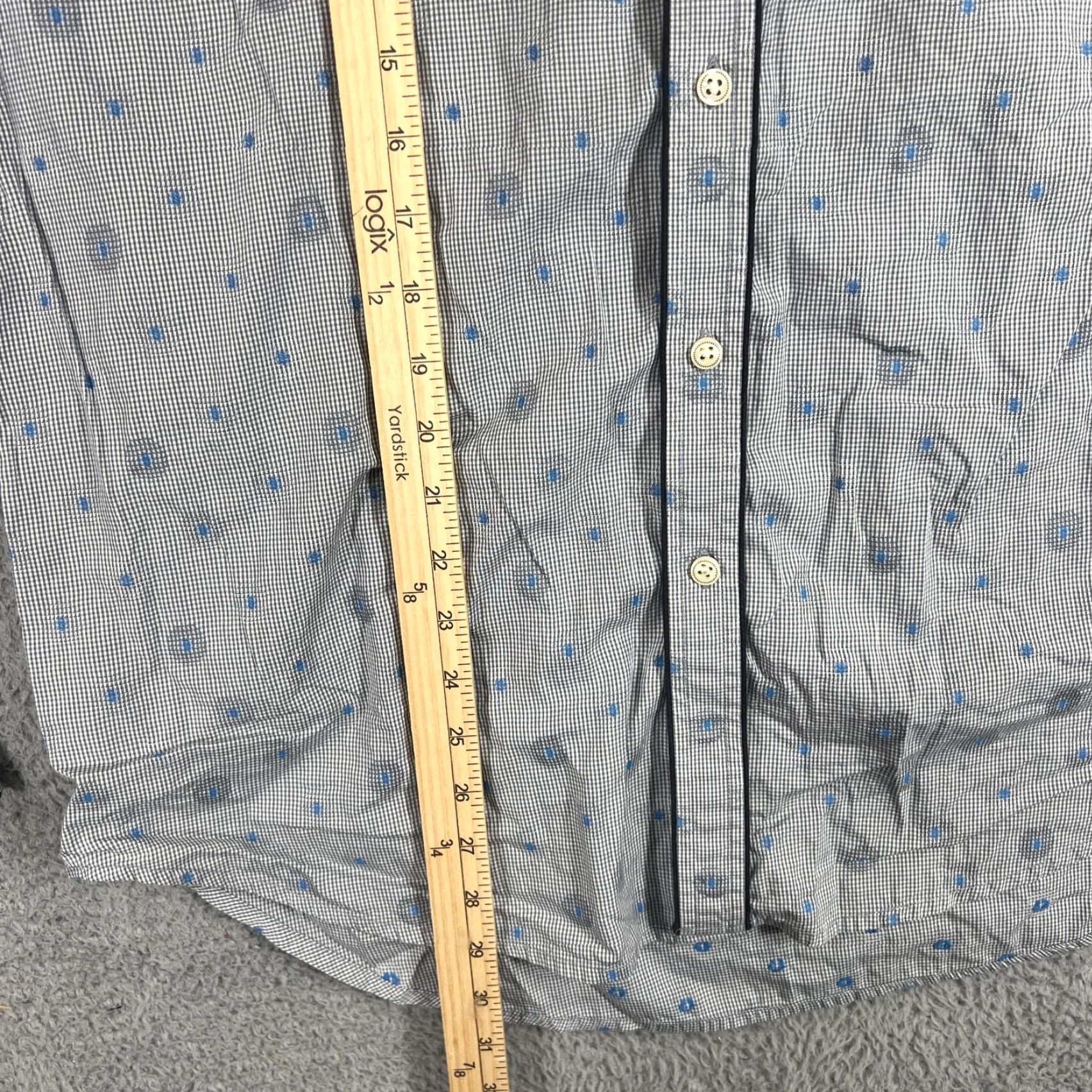 Robert Graham VINTAGE Robert Graham Shirt Men’s XL Blue Floral Long Sleeve Button-Up Casual Party Size US XL / EU 56 / 4 - 6 Thumbnail