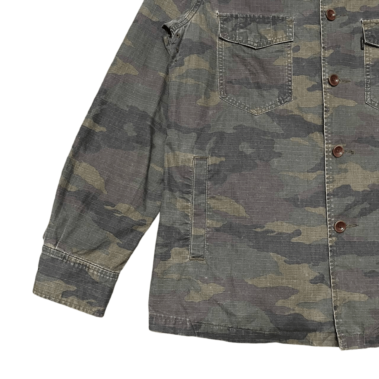 Paul Smith Vintage Paul Smith Jeans Army Camouflage Jacket Size US XL / EU 56 / 4 - 3 Thumbnail