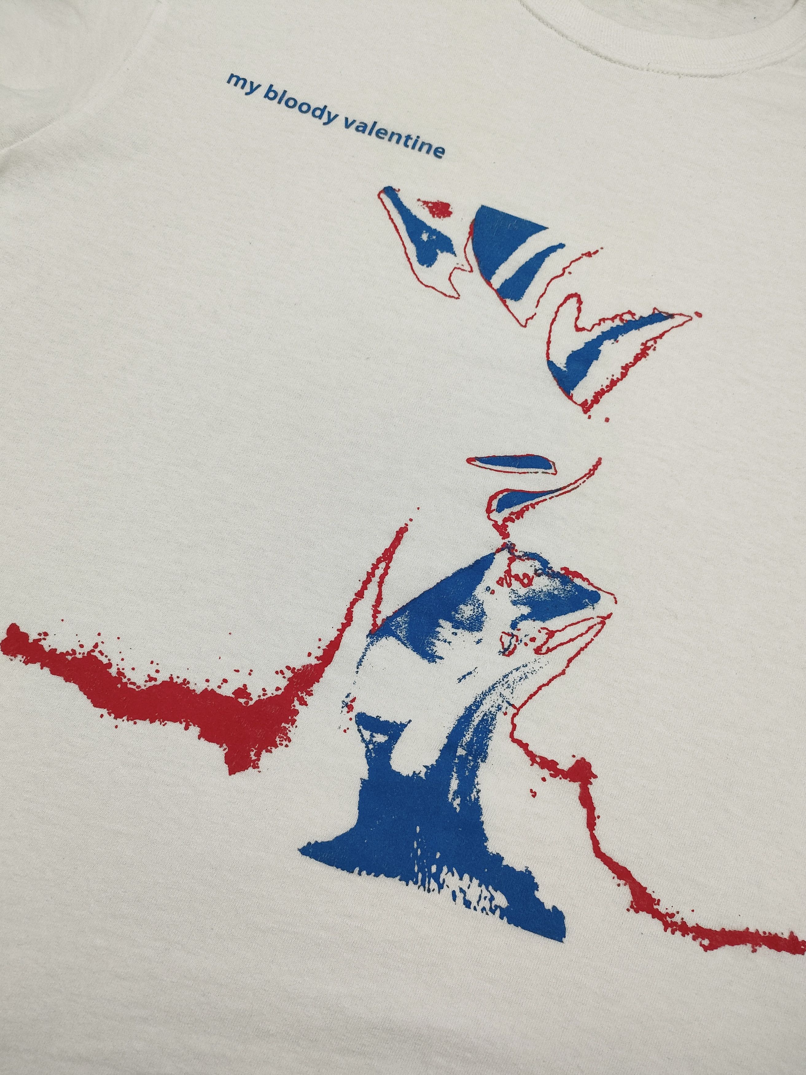 Band Tees Mid 00s MY BLOODY VALENTINE GLIDER LS T-Shirt Shoegaze Size US L / EU 52-54 / 3 - 3 Thumbnail