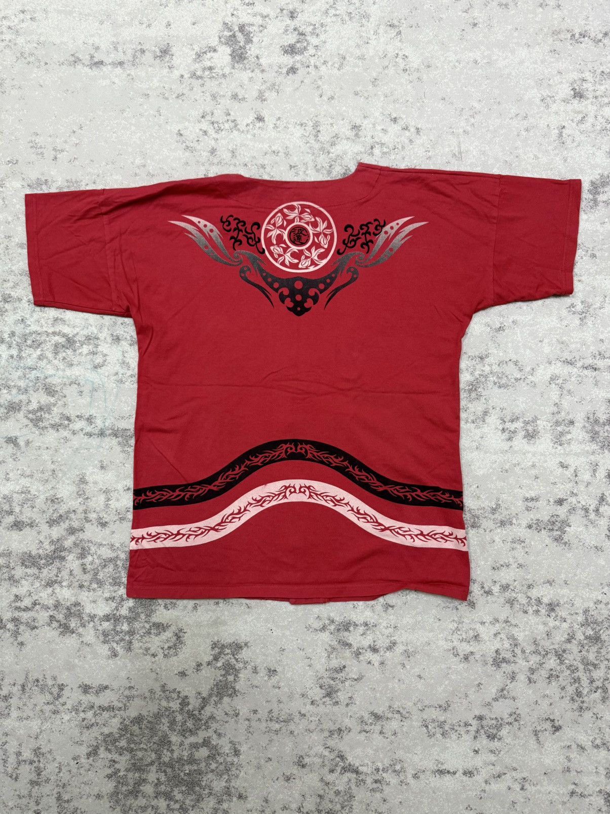 Japanese Brand Vintage No wave no life sukajan button up shirt Size US S / EU 44-46 / 1 - 12 Thumbnail