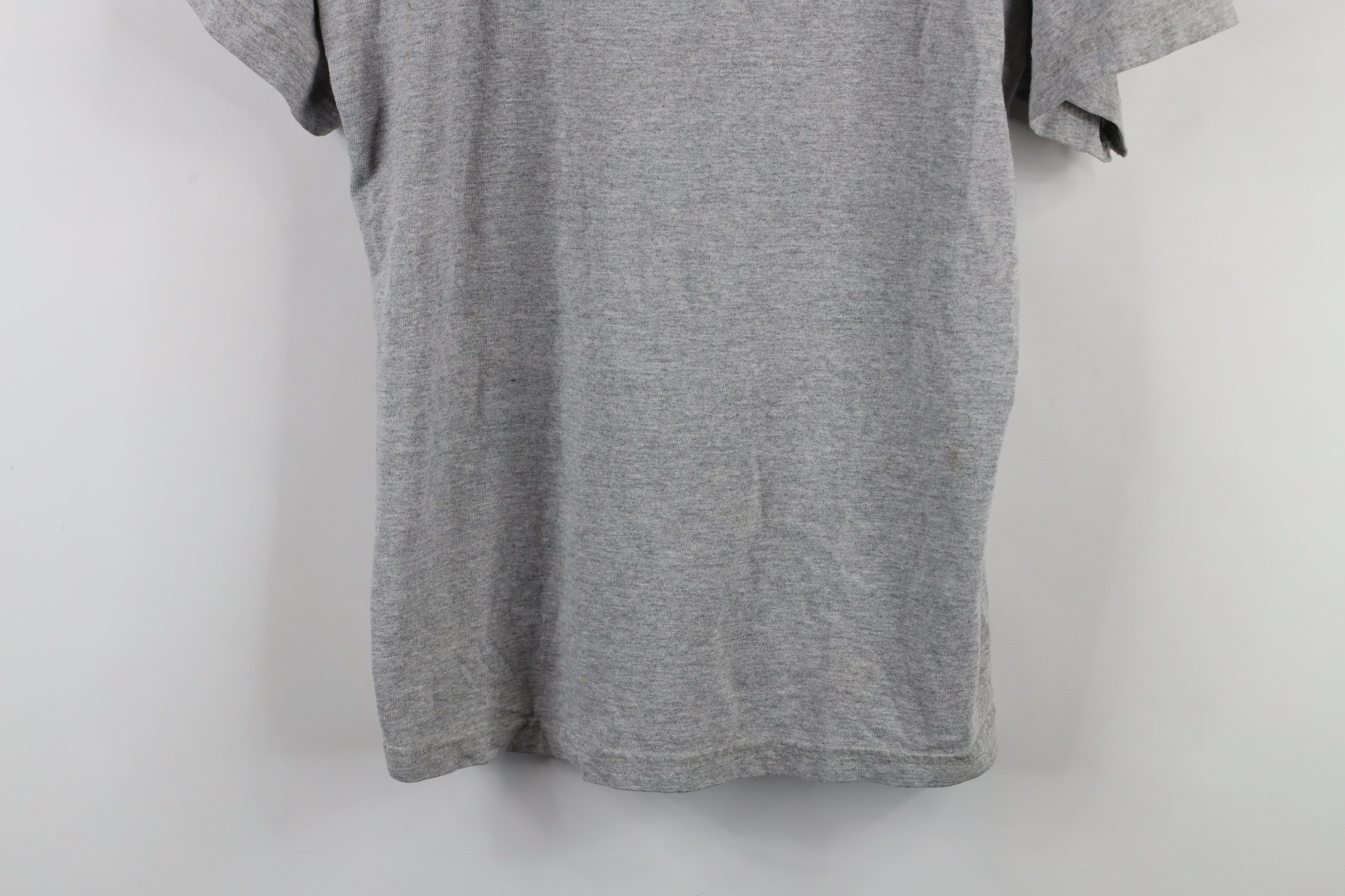 Nike × Vintage Vintage 90s Nike Travis Scott Mini Swoosh T-Shirt Gray Size US S / EU 44-46 / 1 - 3 Thumbnail