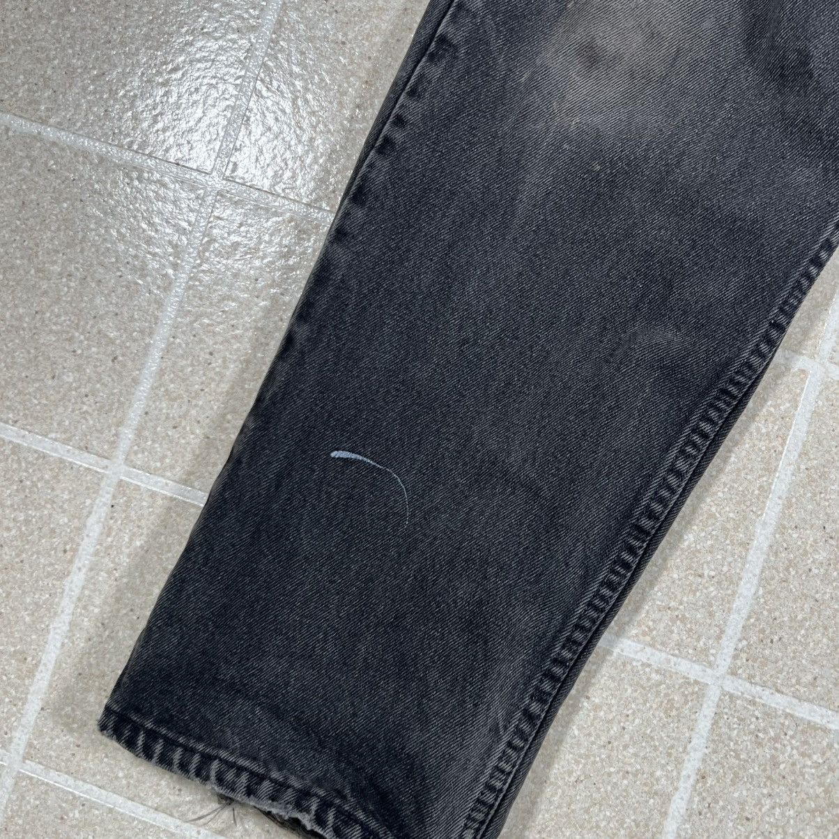 Levi's Vintage Levi’s 550 30x32 Black Orange Tab Jeans MADE IN USA Size US 30 / EU 46 - 9 Thumbnail