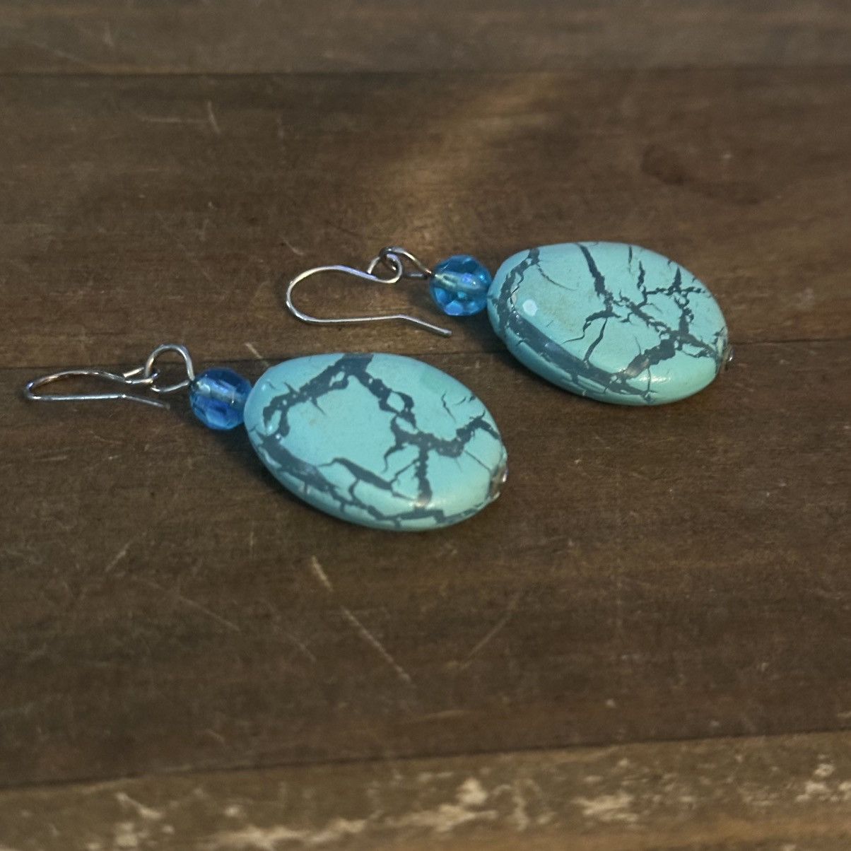 Other Oval turquoise dangle earrings Size ONE SIZE - 5 Thumbnail