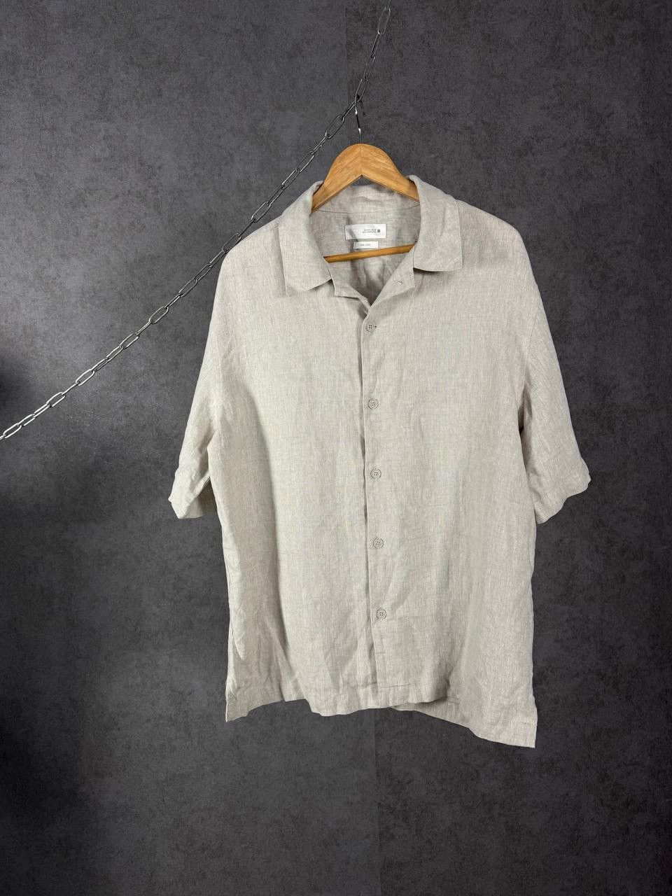 Zara Zara Man designer 100% linen shirt Size US L / EU 52-54 / 3 - 1 Thumbnail