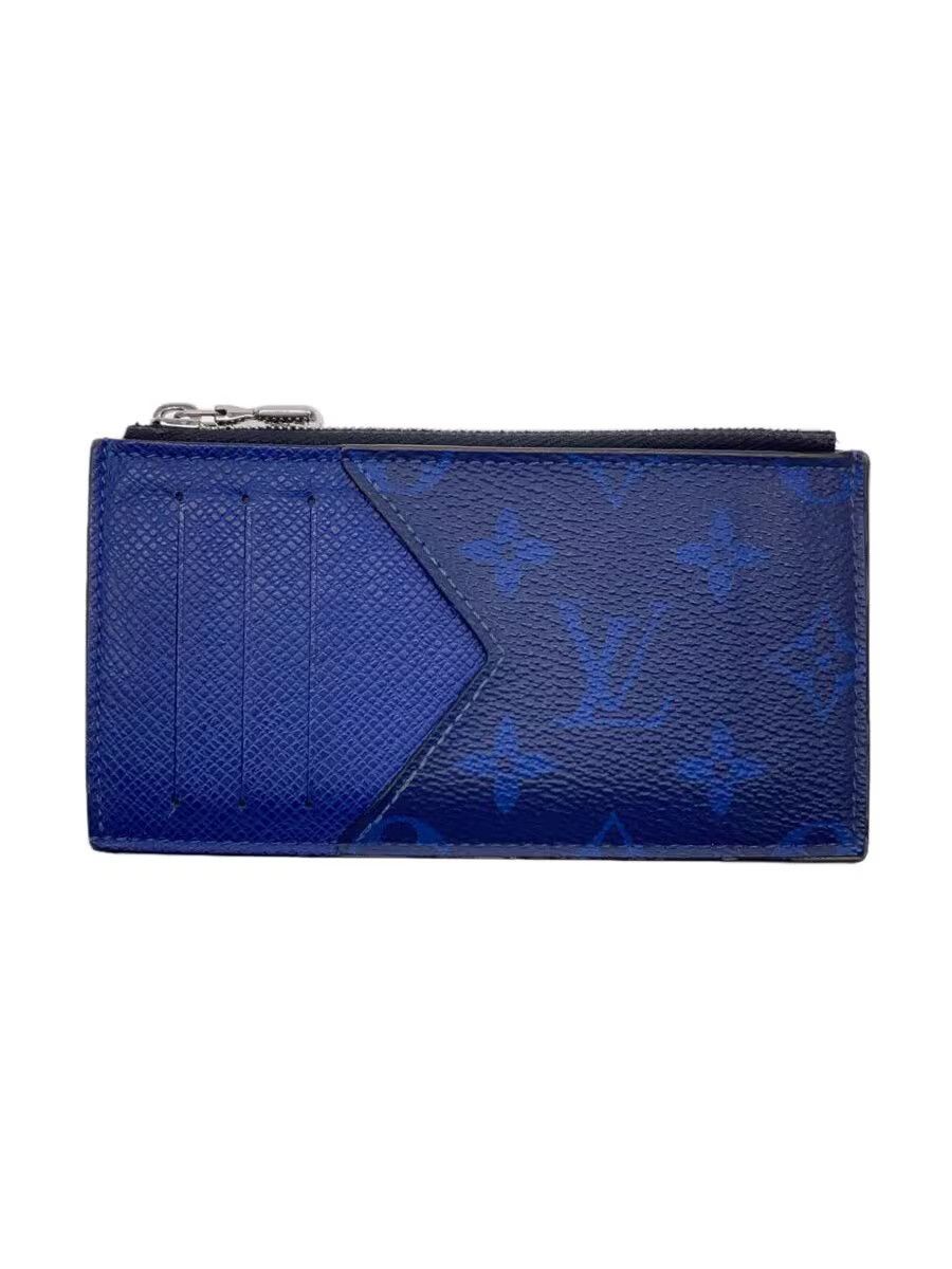 Louis Vuitton Louis Vuitton Taigarama Coin Card Holder Navy Blue Size ONE SIZE - 1 Thumbnail
