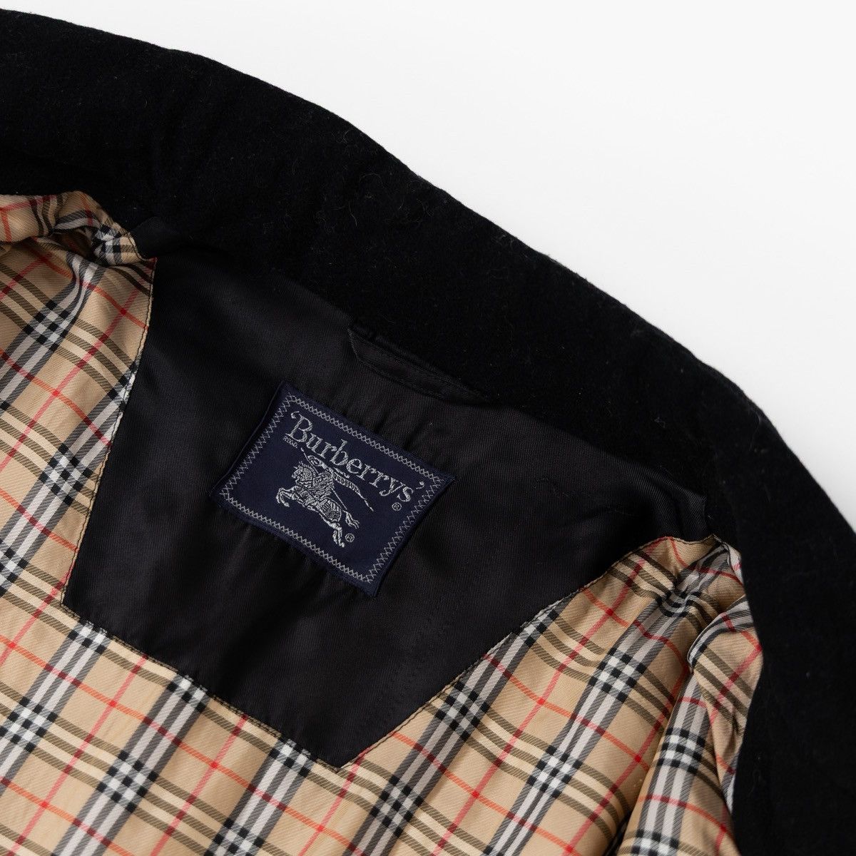 Burberry Burberrys Womens Vintage Black Quilted Jacket Nova Check Size L / US 10 / IT 46 - 6 Thumbnail