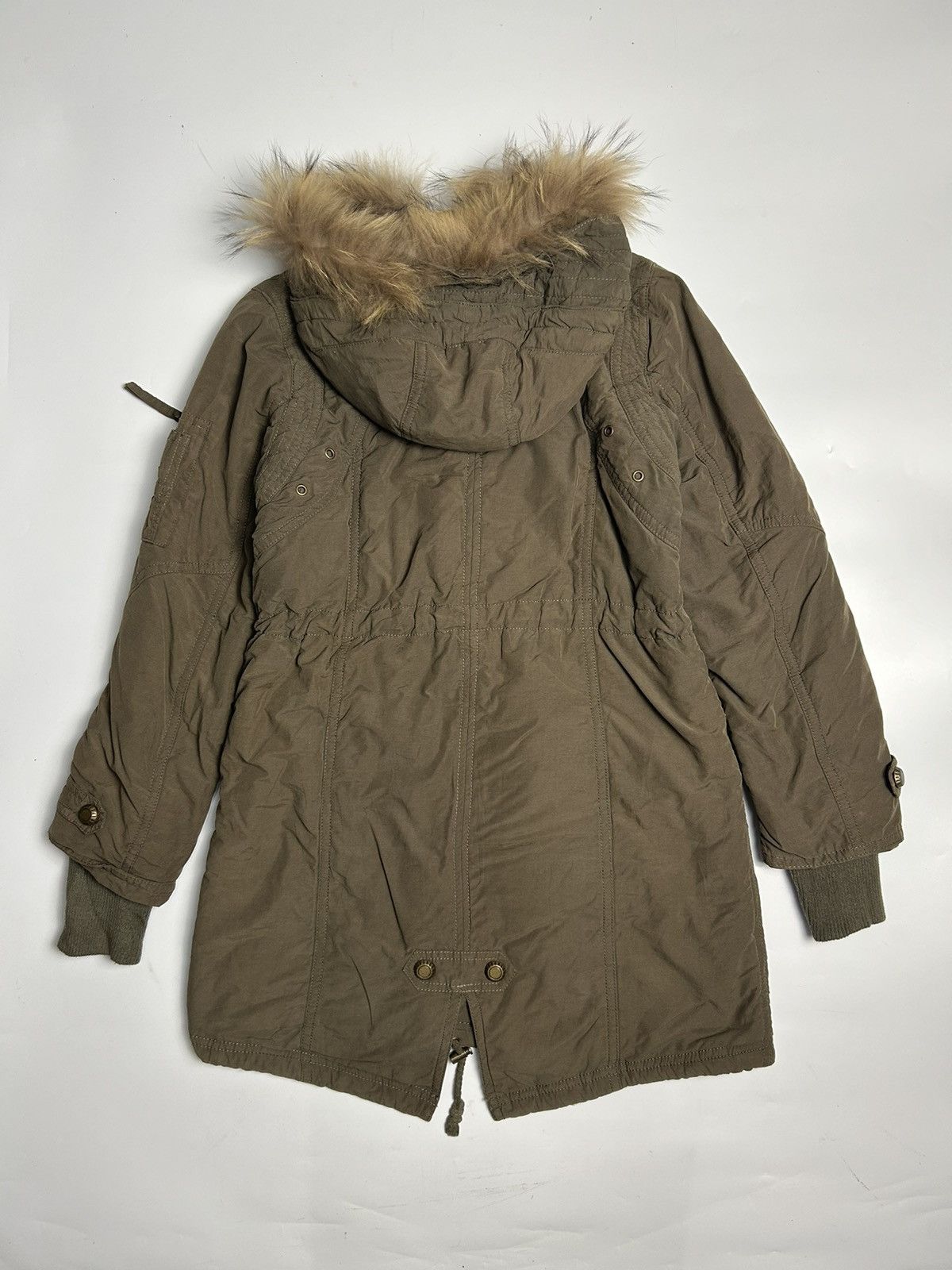 If Six Was Nine × Le Grande Bleu (L.G.B.) OZOC FAUX FUR HOODIE PARKA STYLE MULTI POCKET JACKET Size M / US 6-8 / IT 42-44 - 4 Thumbnail