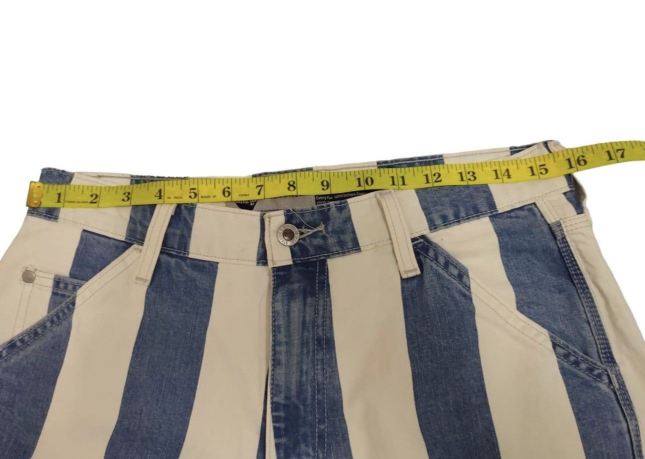 Levi's Vintage Clothing Baggy Jeans Levis Silver Tab Prisoner Striped Carpenter 3Q Size US 31 - 5 Thumbnail