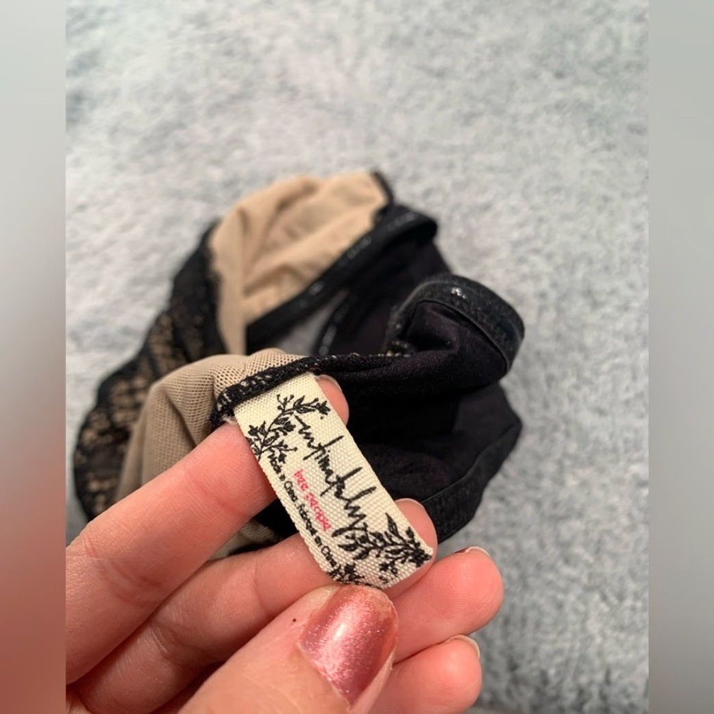 Free People Free People Intimately Bandeau Bra Lace Bralette Small S Women Black Bra Bralette Fashion Clothing Women’s Small Size ONE SIZE - 6 Thumbnail