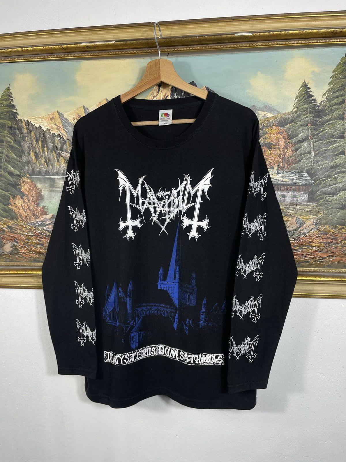 Band Tees Mayhem De Mysteriis Dom Sathanas Black Longsleeve Tee Band Size US M / EU 48-50 / 2 - 4 Thumbnail