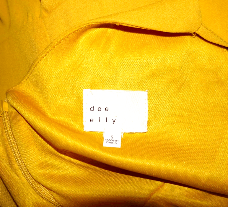 Other Dee Elly Mustard Yellow Tank Dress S Grailed